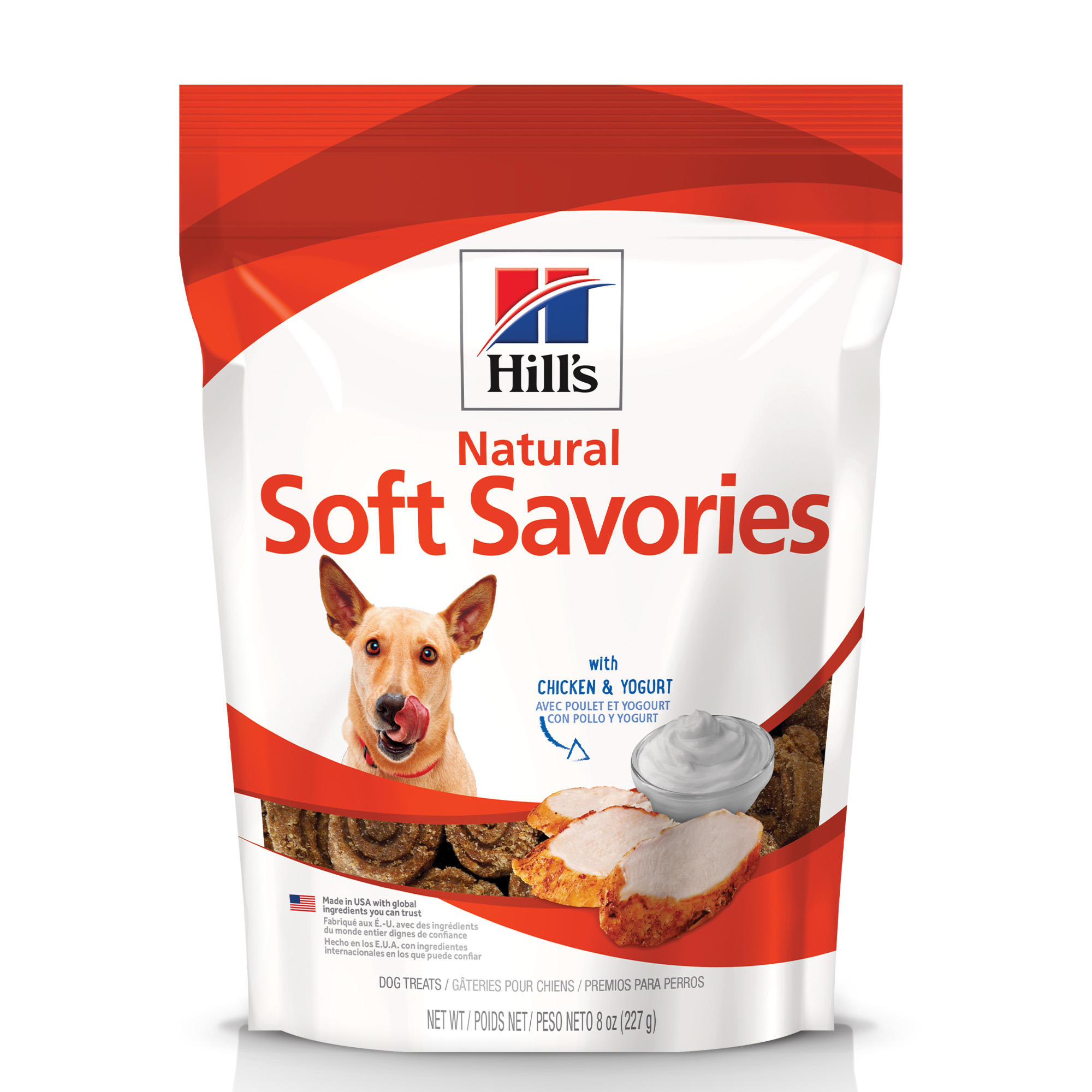 Photos - Dog Food Hills Hill's Hill's Natural Soft Savory Dog Treats with Chicken & Yogurt, 8 oz., 