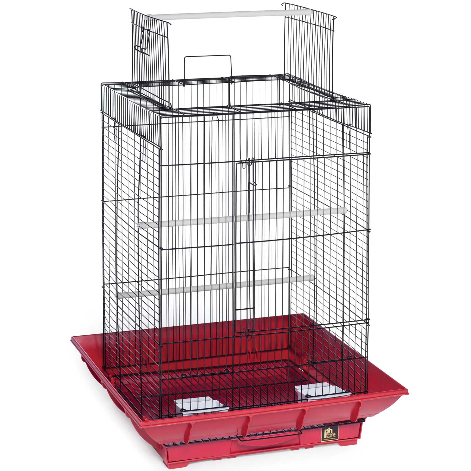 Photos - Bird Сage Prevue Pet Products Clean Life Series Red & Black Play 