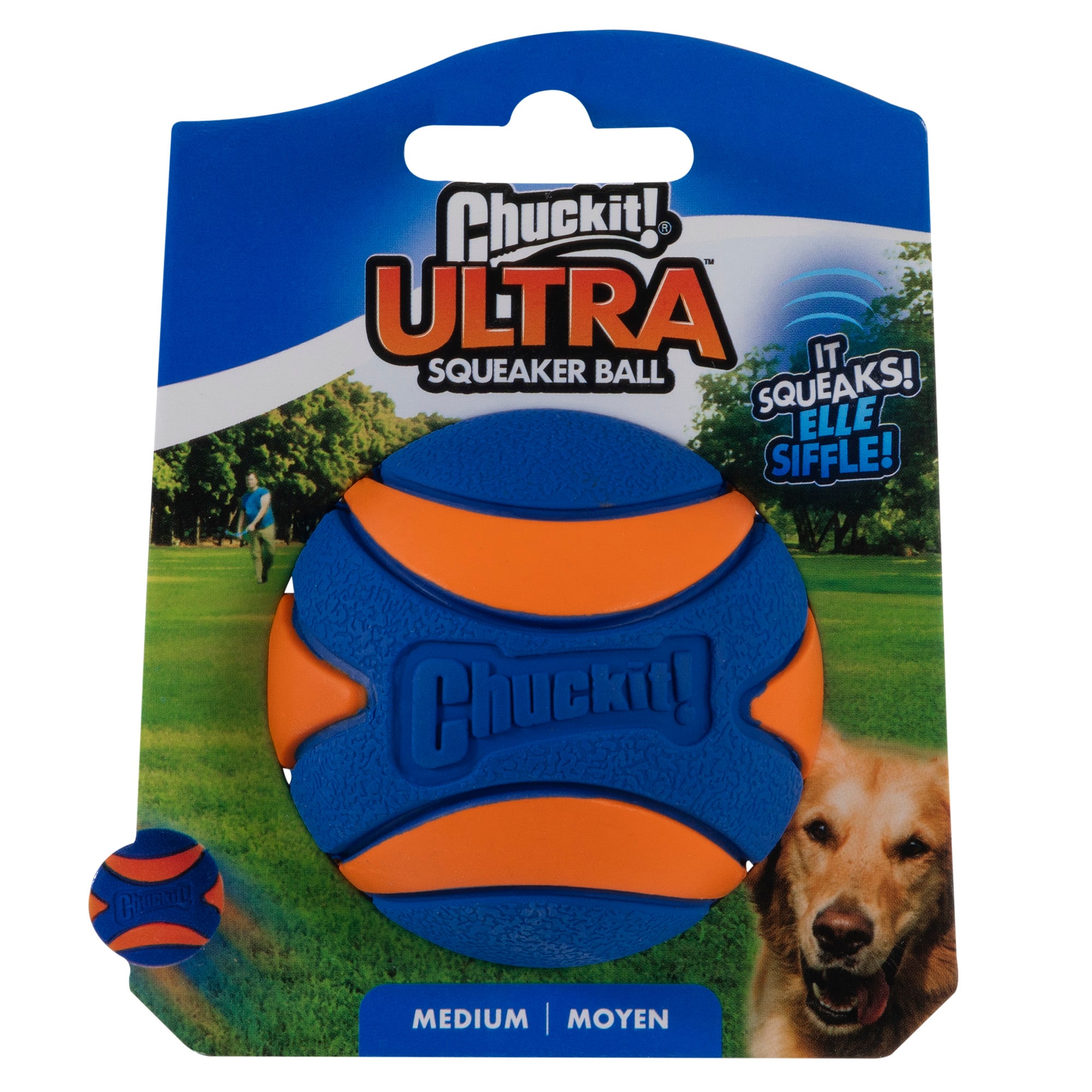 Photos - Dog Toy Chuckit ! ! Ultra Squeaker Rubber Ball  Medium 2.5", Assorted 