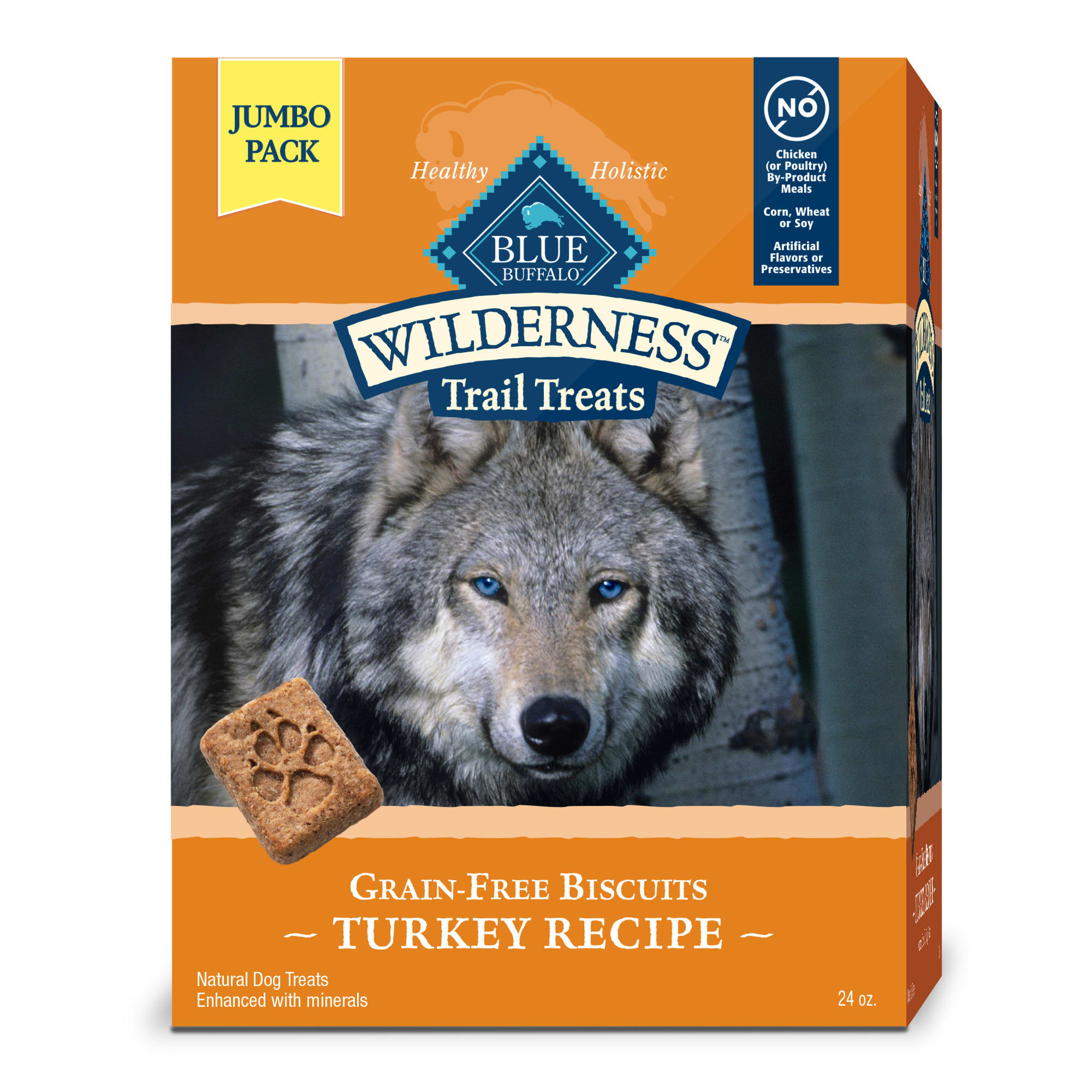 Photos - Dog Food Blue Buffalo Blue Wilderness Trail Treats Turkey Biscuits Dog 