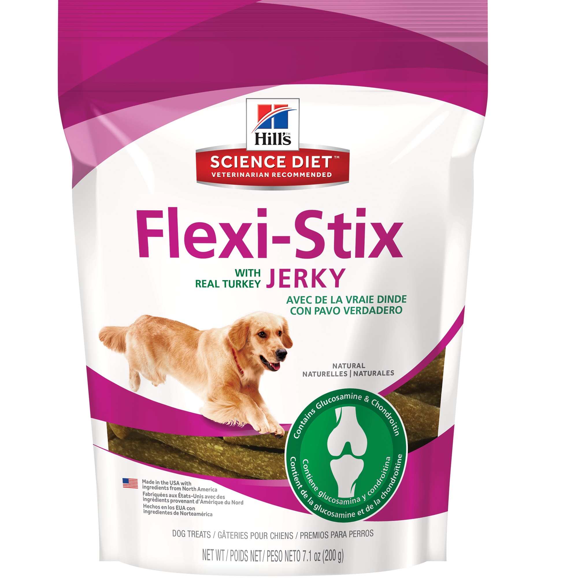 Photos - Dog Food Hills Hill's Hill's Natural Flexi-Stix Turkey Jerky Dog Treat, 7.1 oz., Bag 3680 