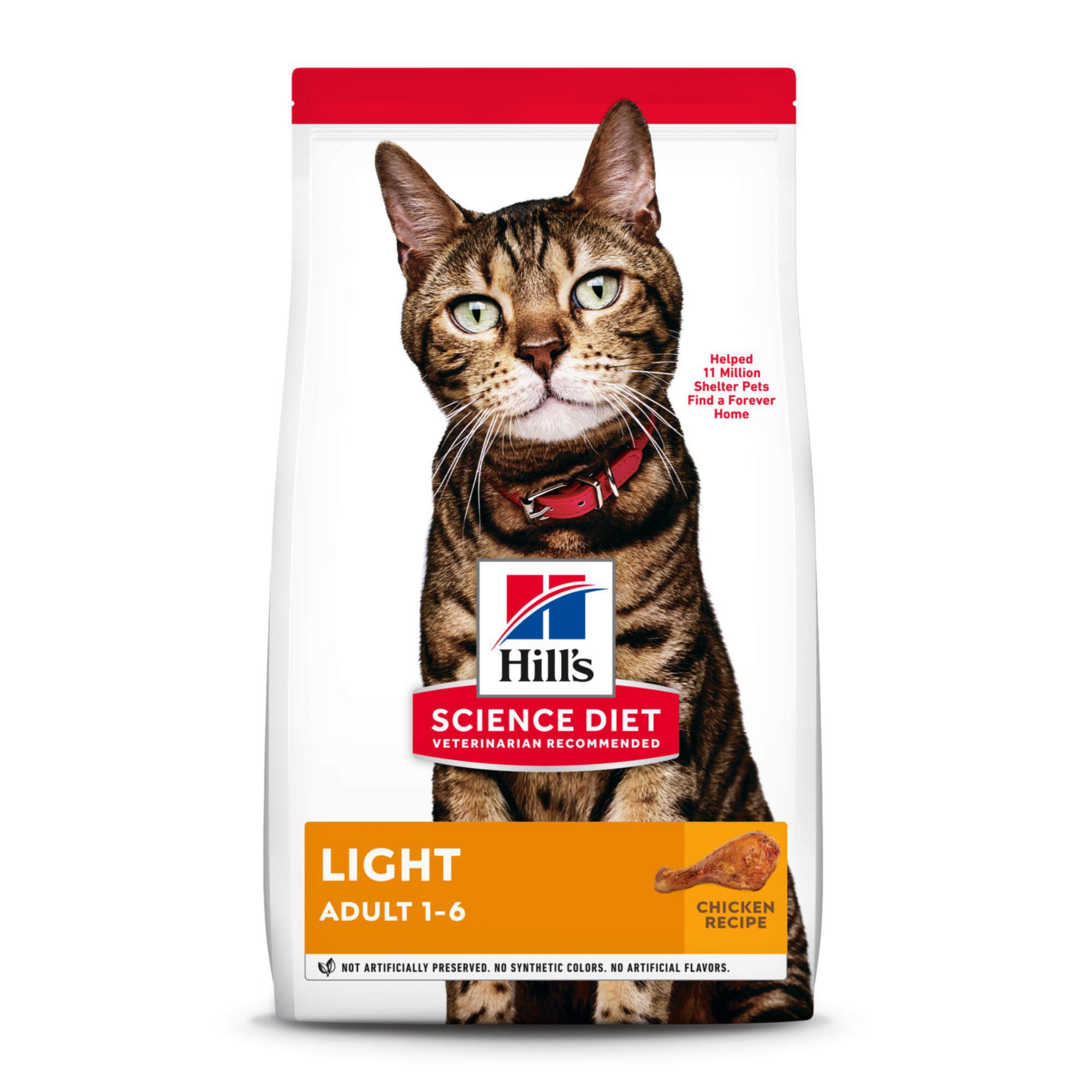 Photos - Cat Food Hills Hill's Hill's Science Diet Adult Light Chicken Recipe Dry , 16 lbs 