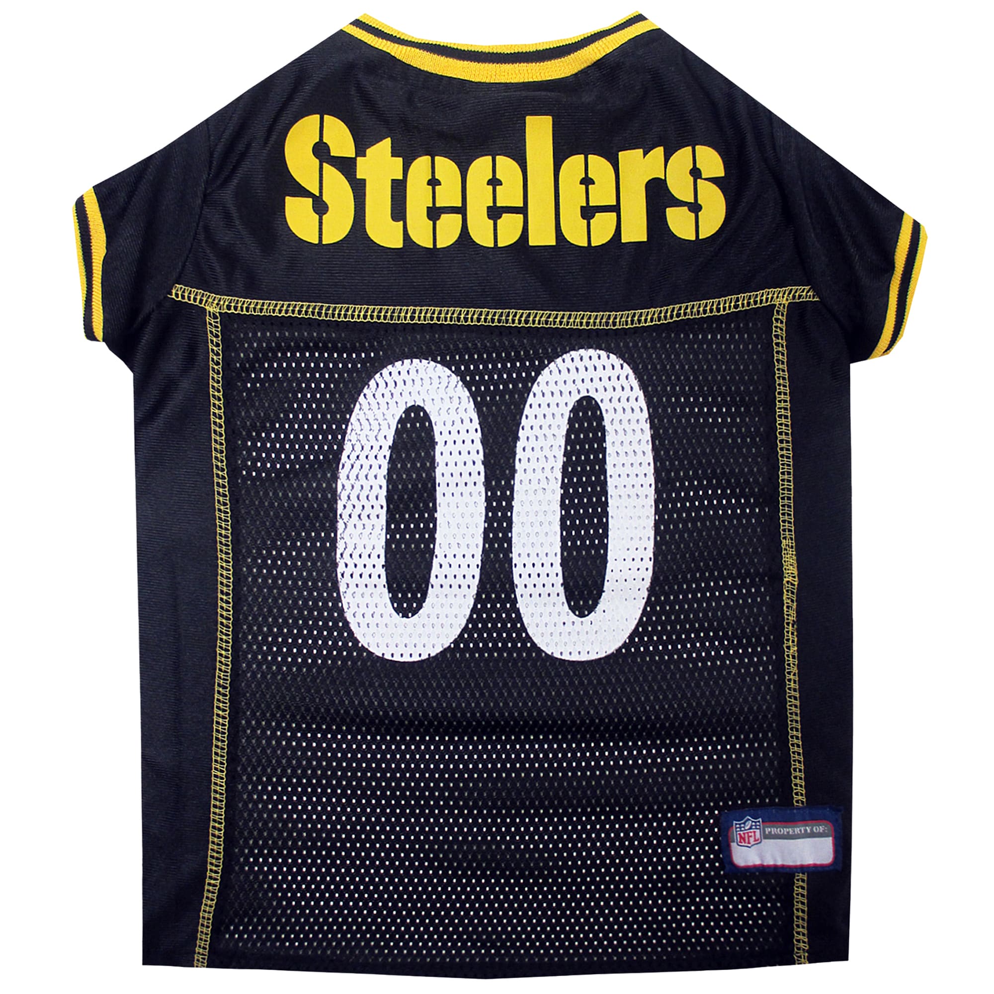 Pets First NFL AFC North Mesh Jersey For Dogs, X-Small, Pittsburgh Steelers, Multi-Color -  PIT-4006-XS