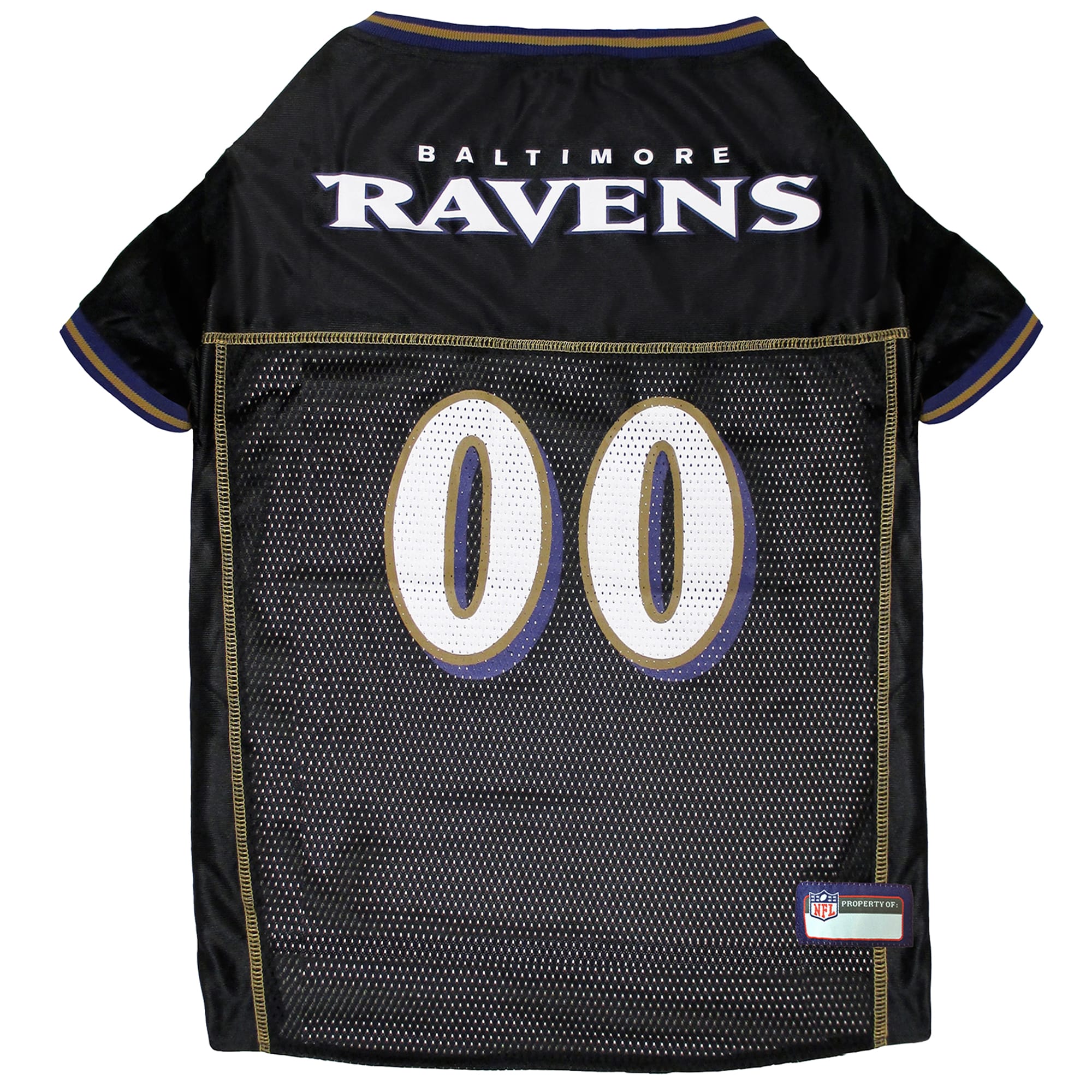 Pets First NFL AFC North Mesh Jersey For Dogs, Large, Baltimore Ravens, Multi-Color -  BAL-4006-LG