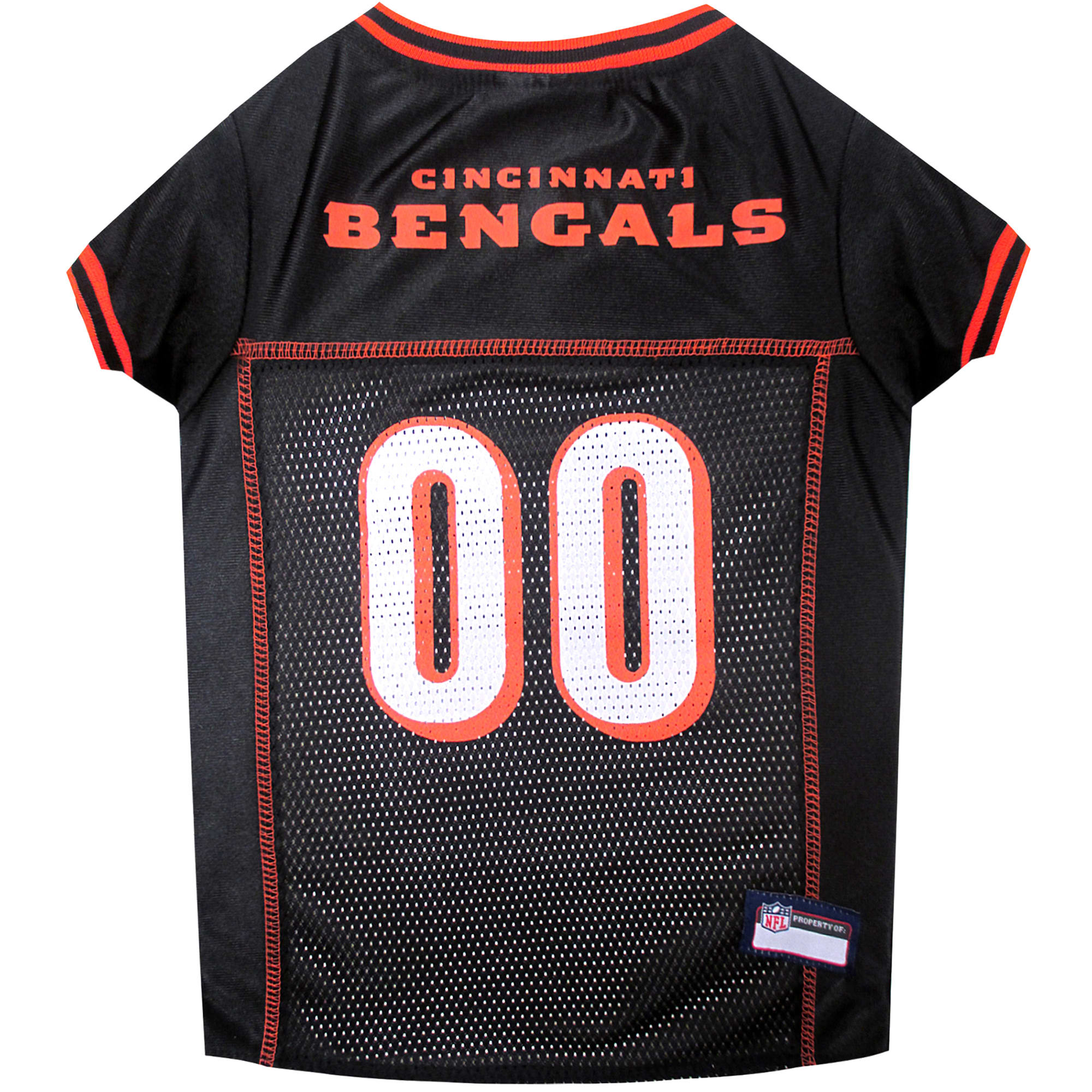 Pets First NFL AFC North Mesh Jersey For Dogs, Small, Cincinnati Bengals, Multi-Color -  CIN-4006-SM