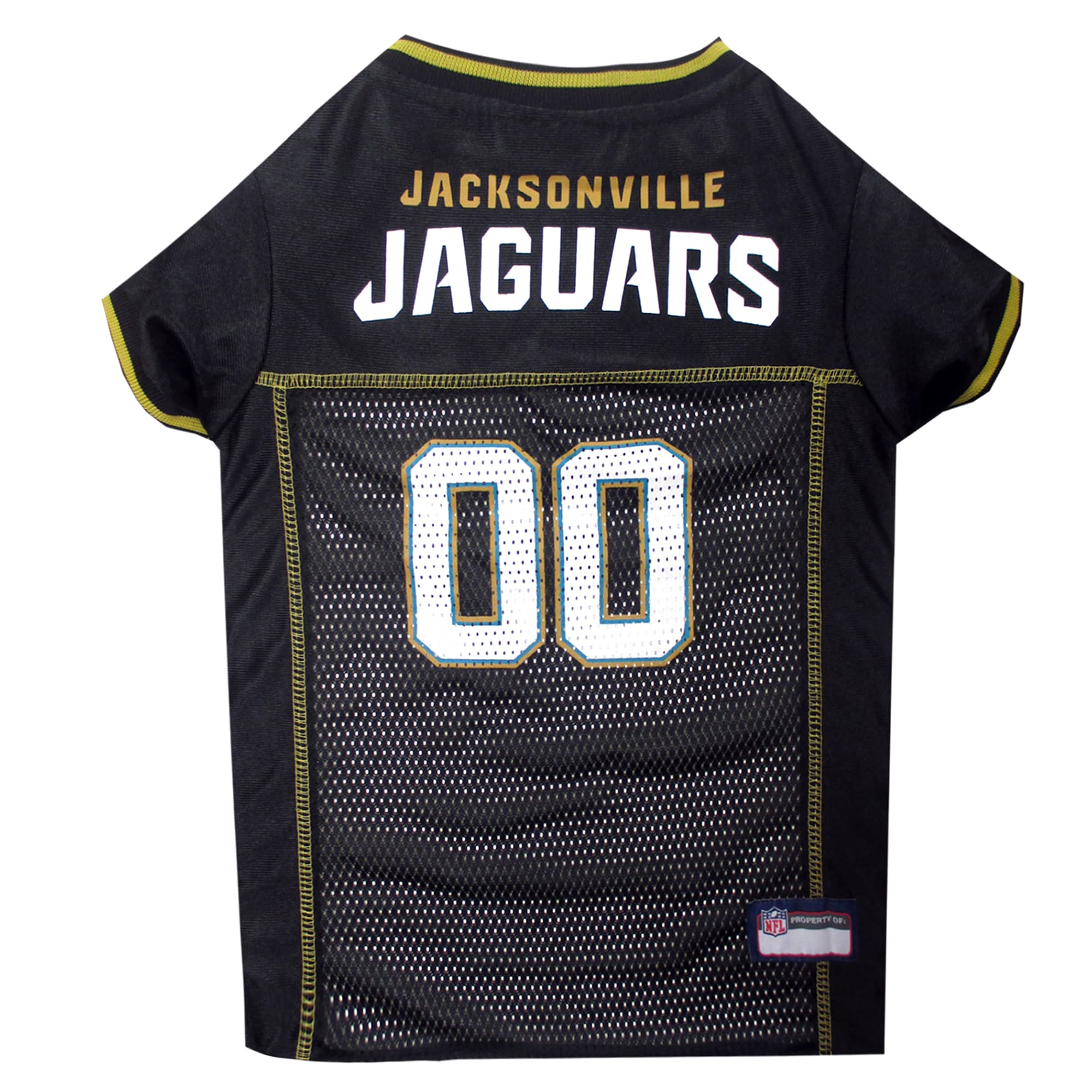 Pets First NFL AFC South Mesh Jersey For Dogs, X-Large, Jacksonville Jaguars, Multi-Color -  JAC-4006-XL