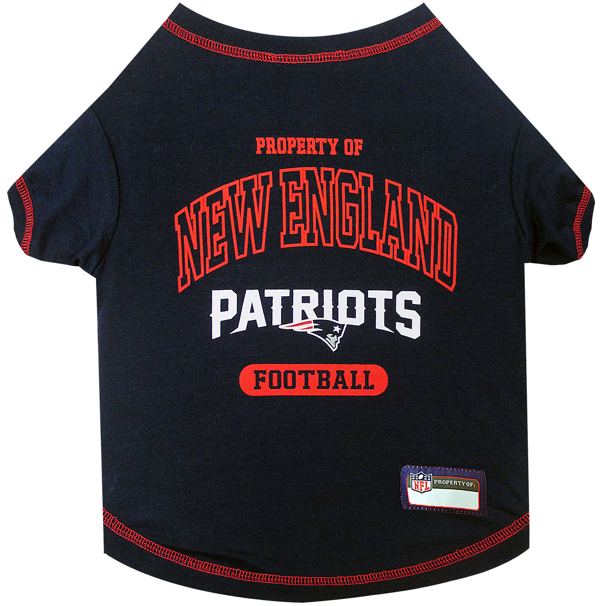 Pets First NFL AFC East T-Shirt For Dogs, Large, New England Patriots, Multi-Color -  NEP-4014-LG