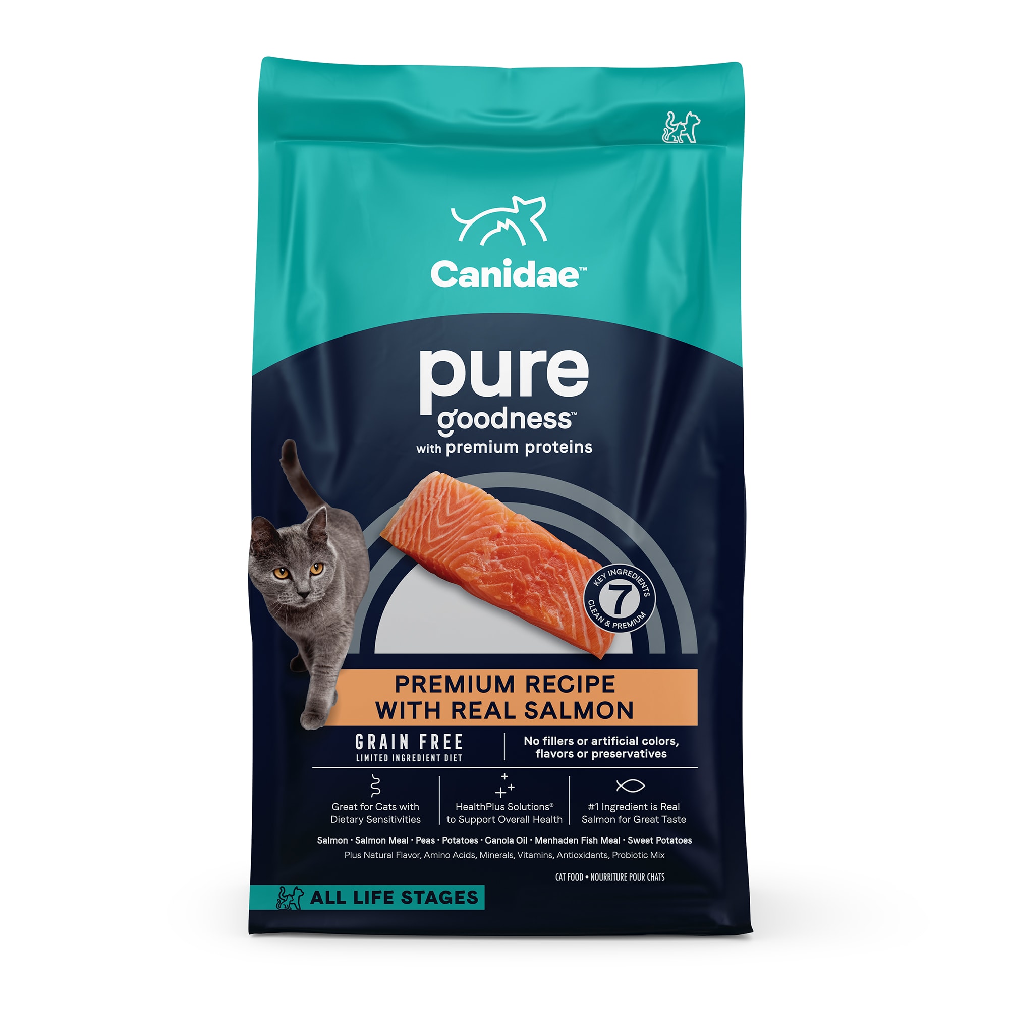 UPC 640461033171 product image for Canidae PURE Grain Free Limited Ingredient Salmon Dry Cat Food, 10 lbs. | upcitemdb.com