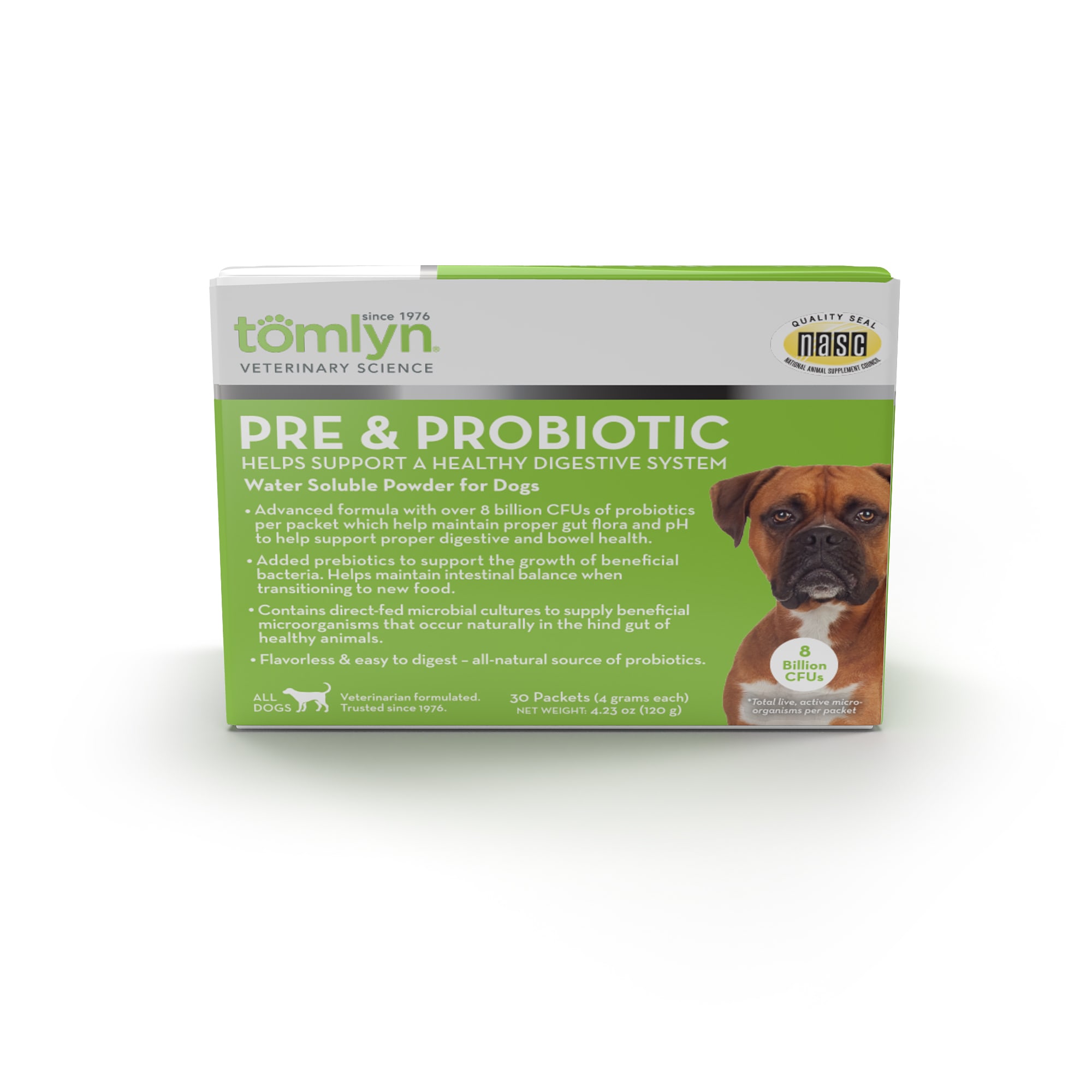 UPC 030521000913 product image for Tomlyn Pre & Probiotic Powder for Dogs, 30 count | upcitemdb.com