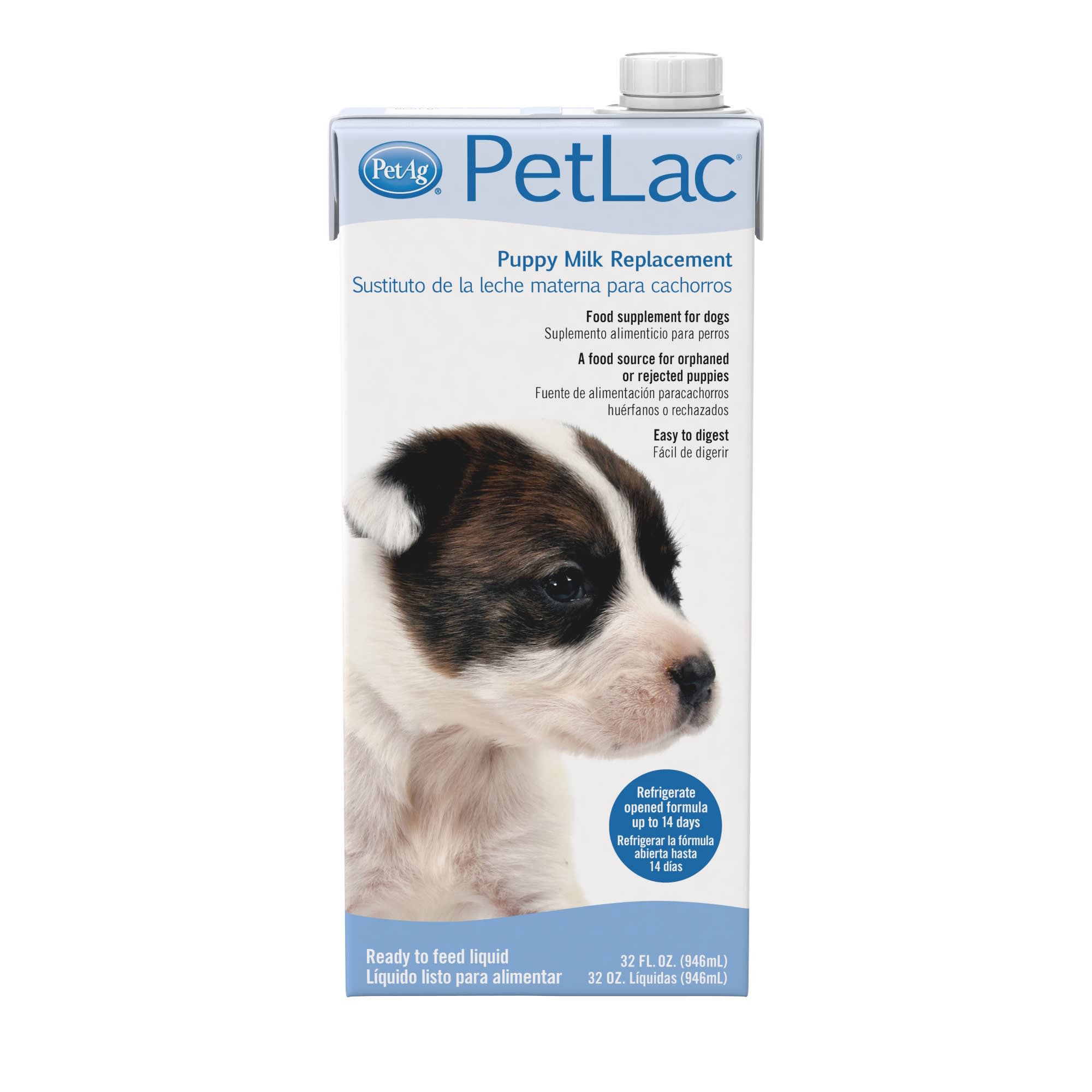 Photos - Dog Medicines & Vitamins PetAg PetAg PetLac Puppy Liquid Milk Replacement, 32 fl. oz. 99290
