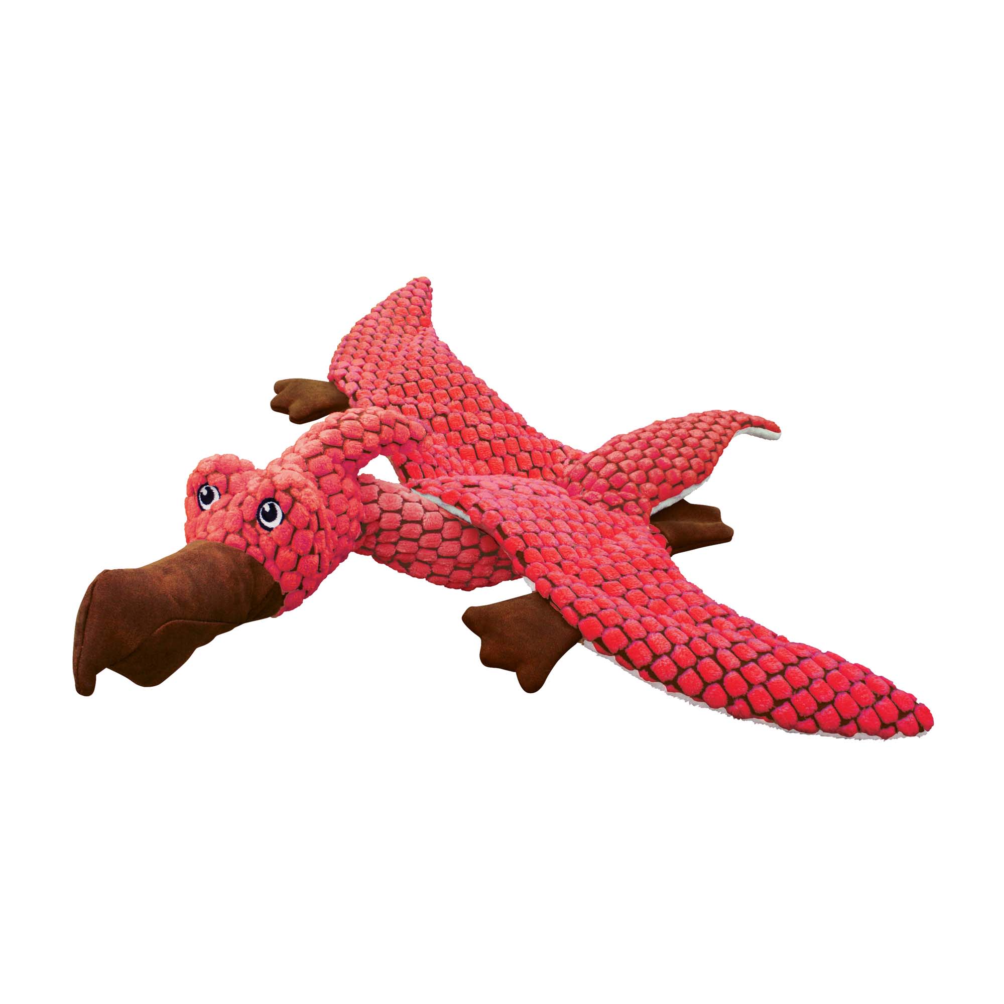 Photos - Dog Toy KONG Dynos Pterodactyl Coral , Large, Pink RDY12 