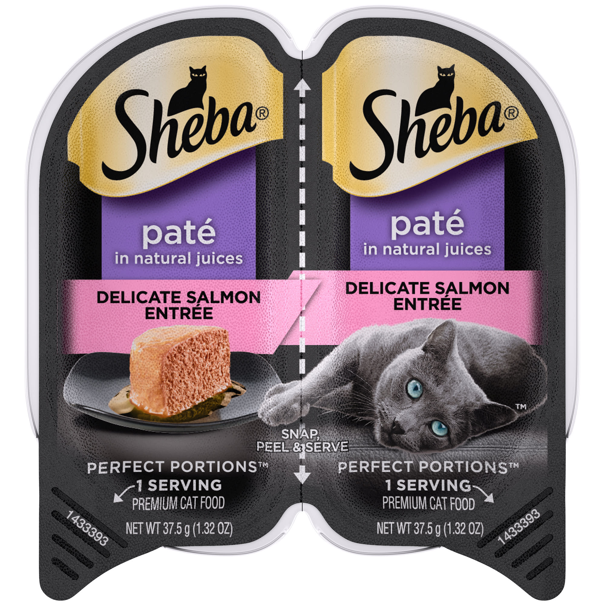 Photos - Cat Food Sheba Perfect Portions Delicate Salmon Entree Wet , 2.64 oz. 