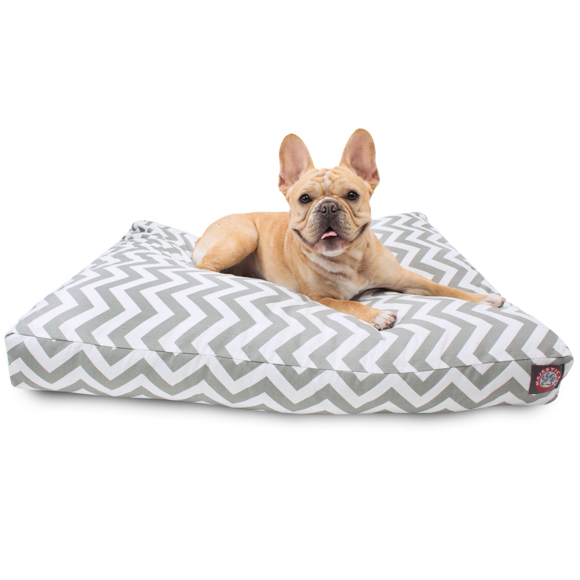 Photos - Bed & Furniture Majestic Pet Gray Chevron Rectangle Pet Bed, 36" L x 29" W, M 