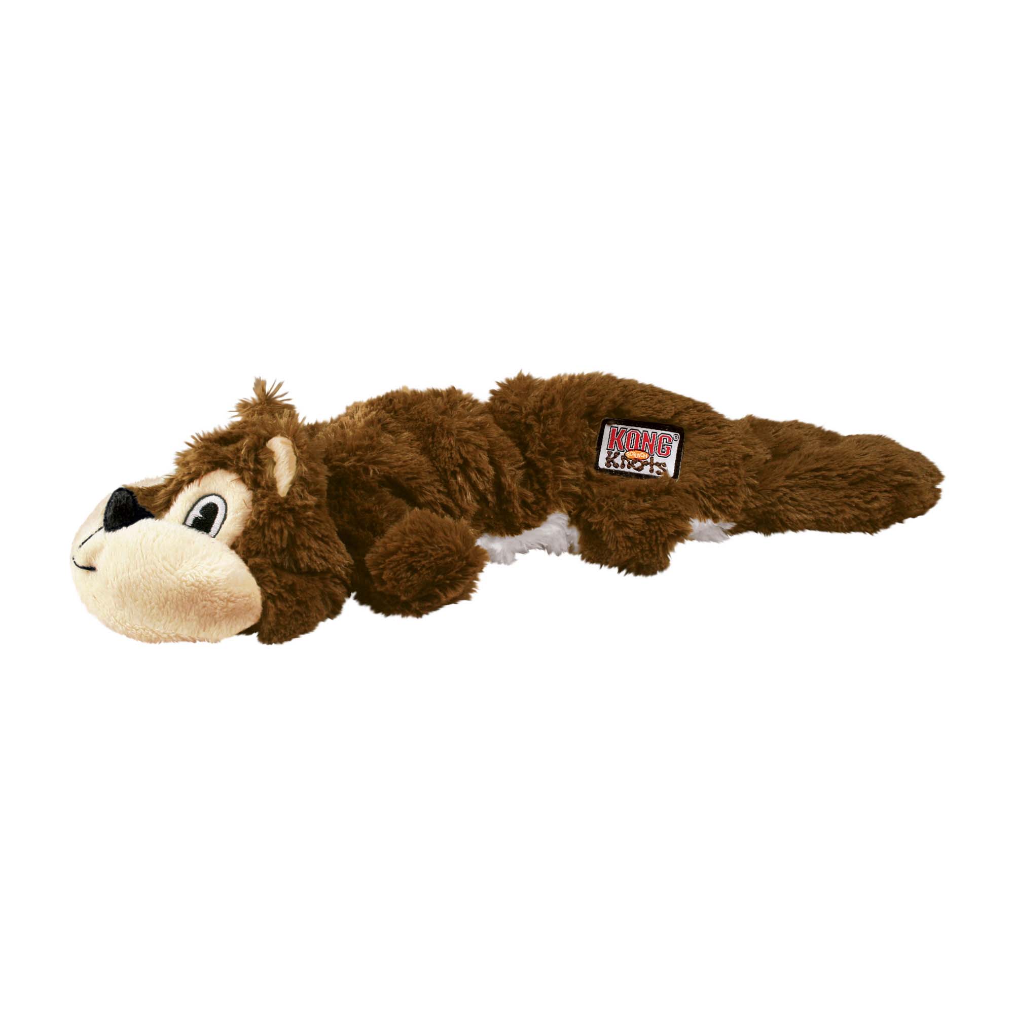 Photos - Dog Toy KONG Scrunch Knots Squirrel , Large, Brown NKS13 