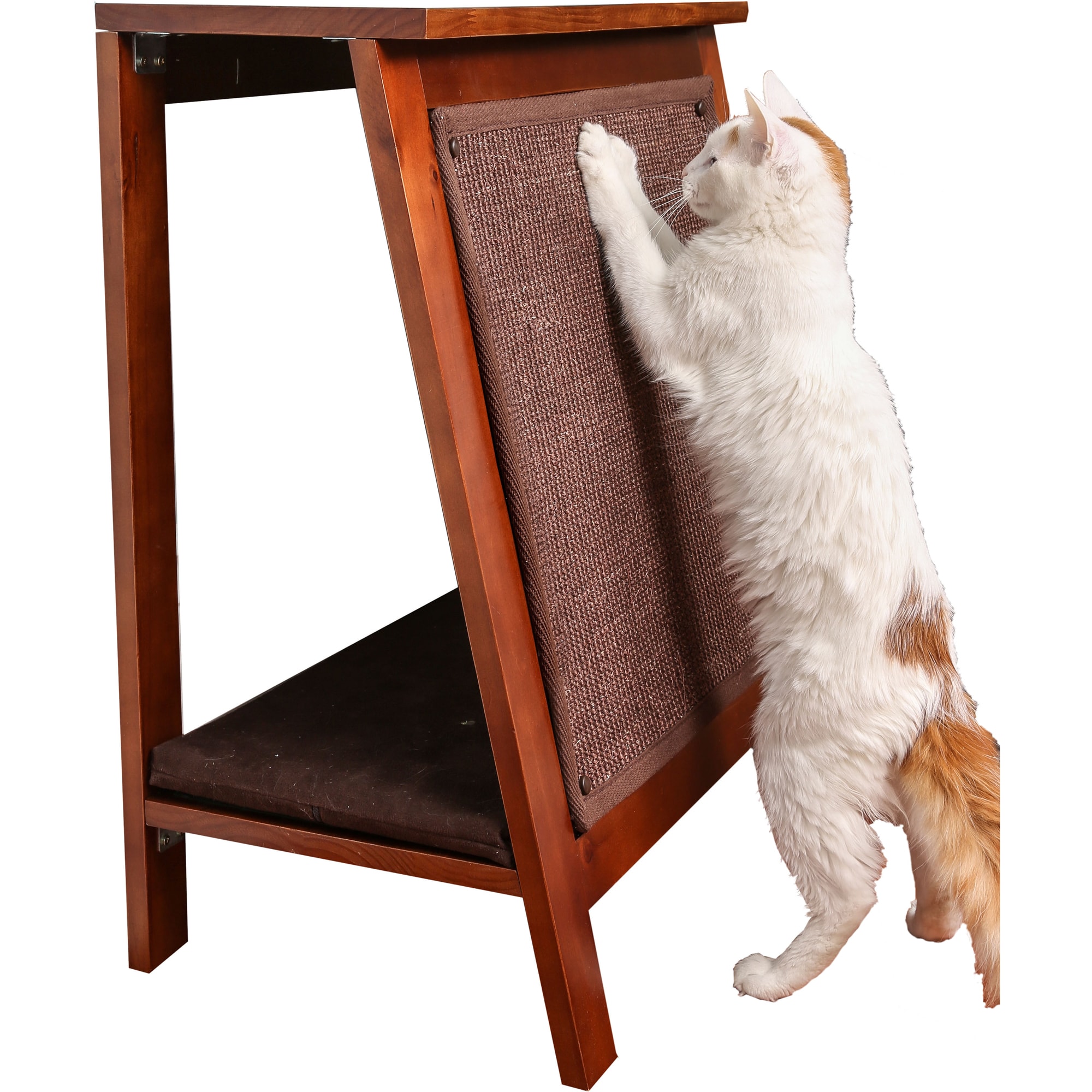 Photos - Other for Cats The Refined Feline The Refined Feline Ain Frame Cat Bed In Mahogany, 23.5"