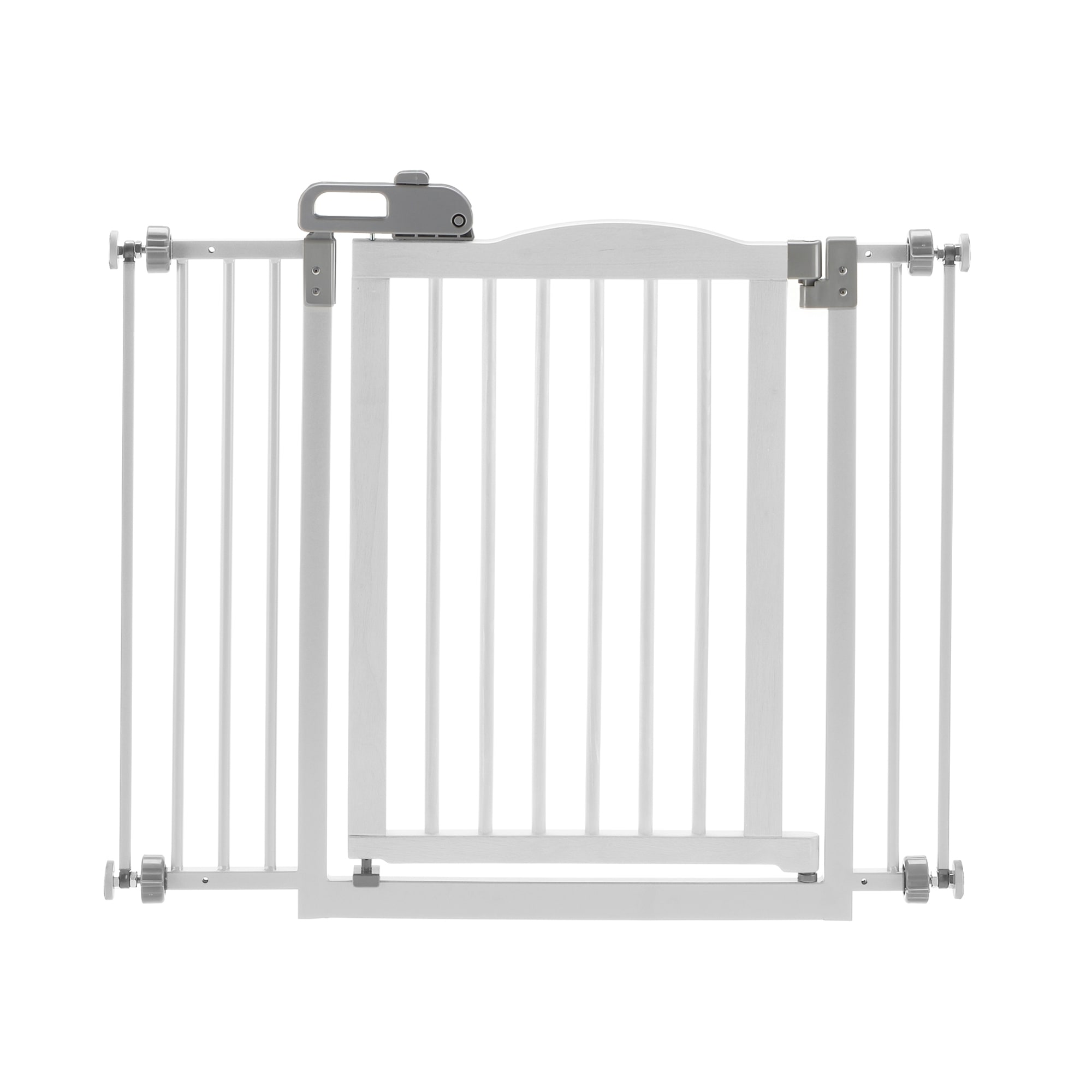 Photos - Pet Carrier / Crate Richell One-Touch White Pet Gate II, 36.4" x 30.5" x 2", 12.6 LBS, 