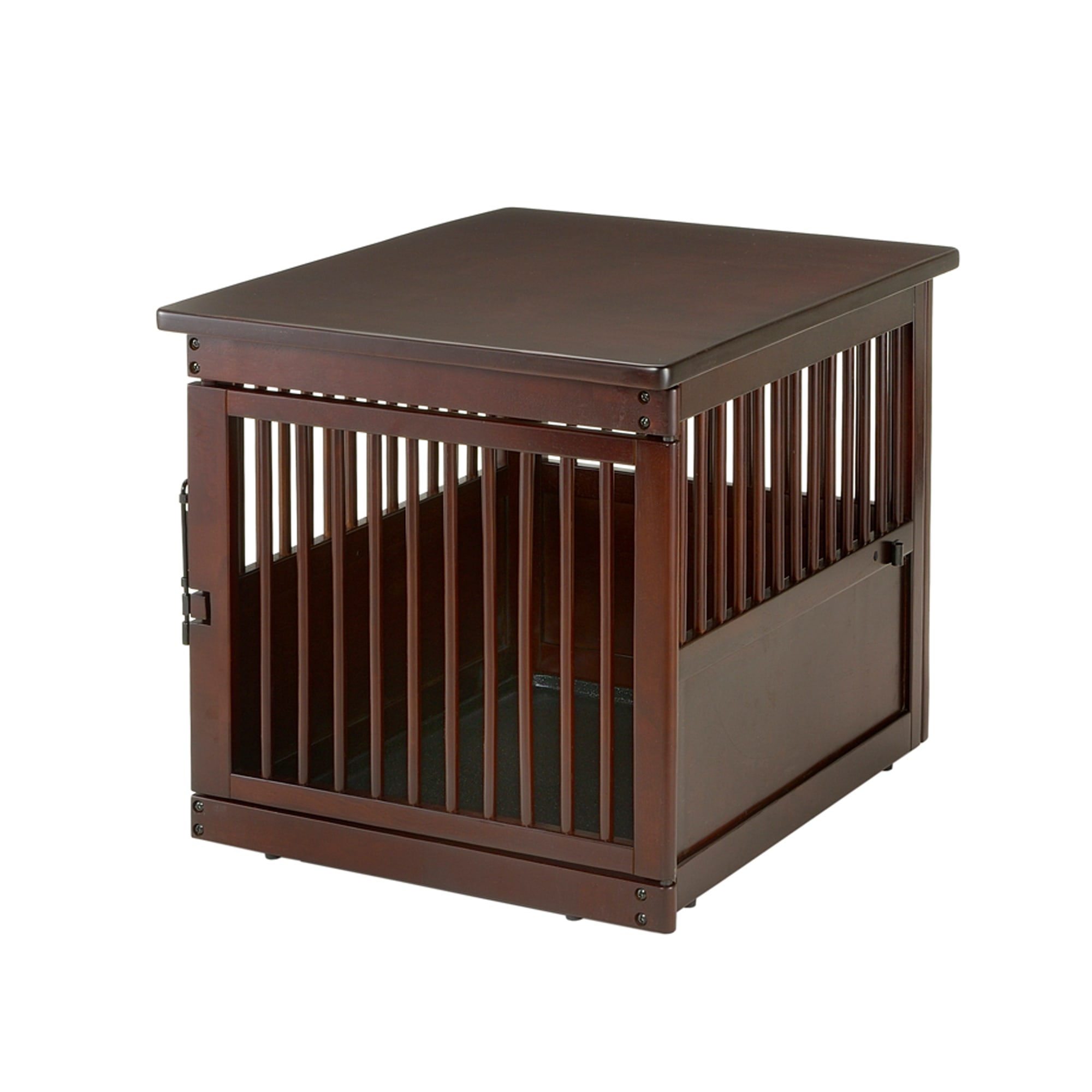 Photos - Pet Carrier / Crate Richell Wooden End Table Crate, 31.1" X 25" X 24", Medium, Brown 9 