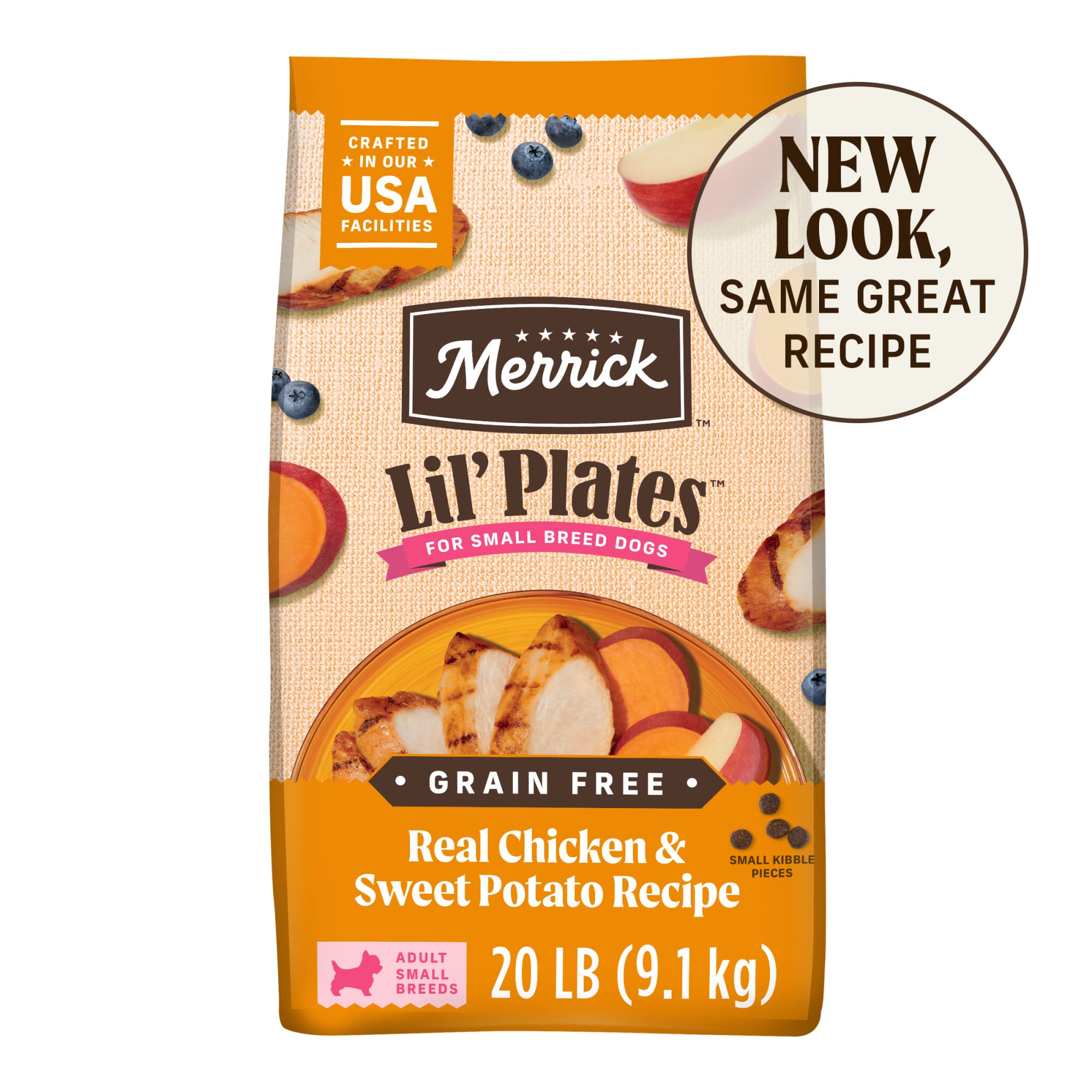 Merrick Lil Plates Small Breed Dry Dog Food with Real Meat (B07CPCPFNY)