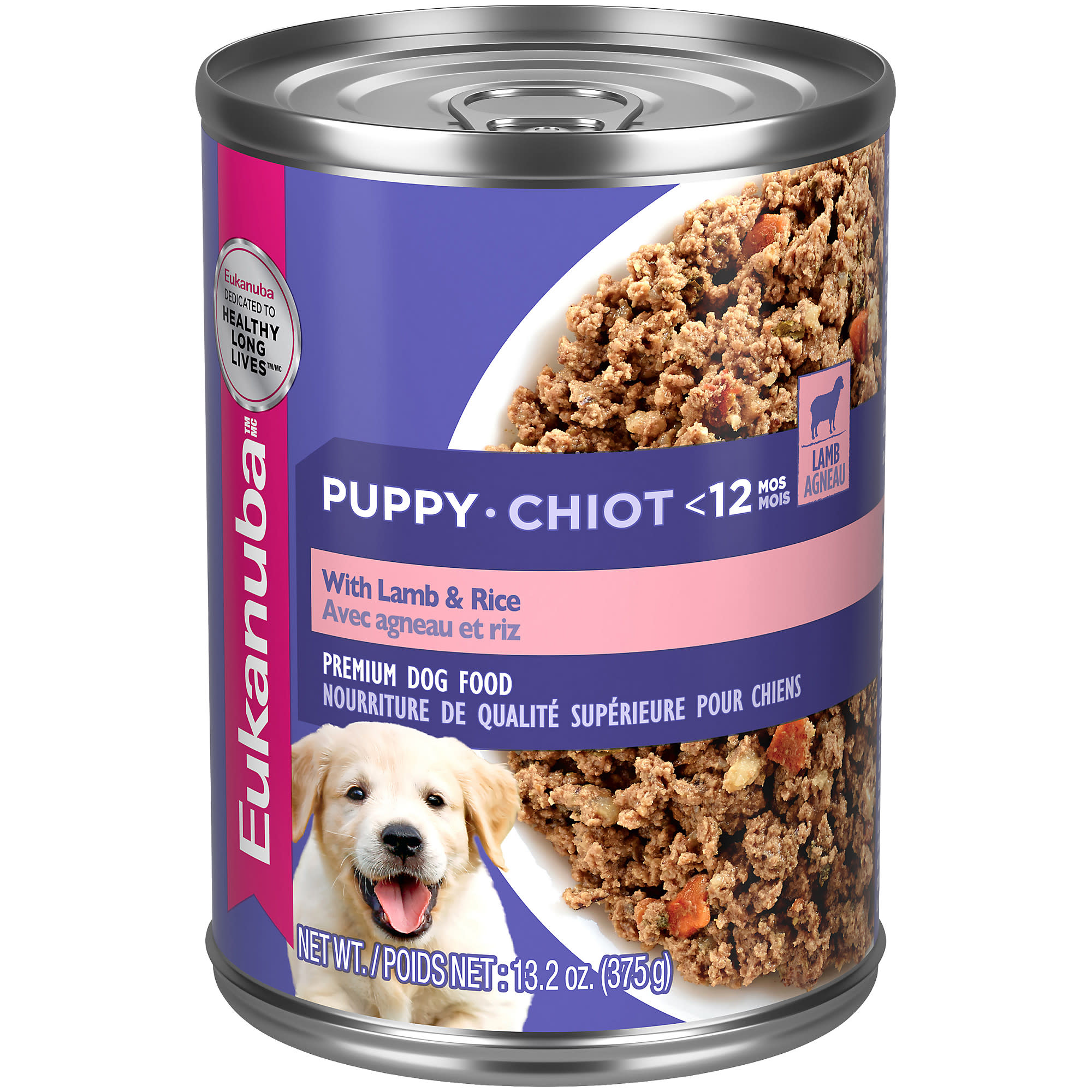 Eukanuba Puppy Lamb & Rice Wet Dog Food, 13.2 oz., Case of 12, 12 X 13.2 OZ