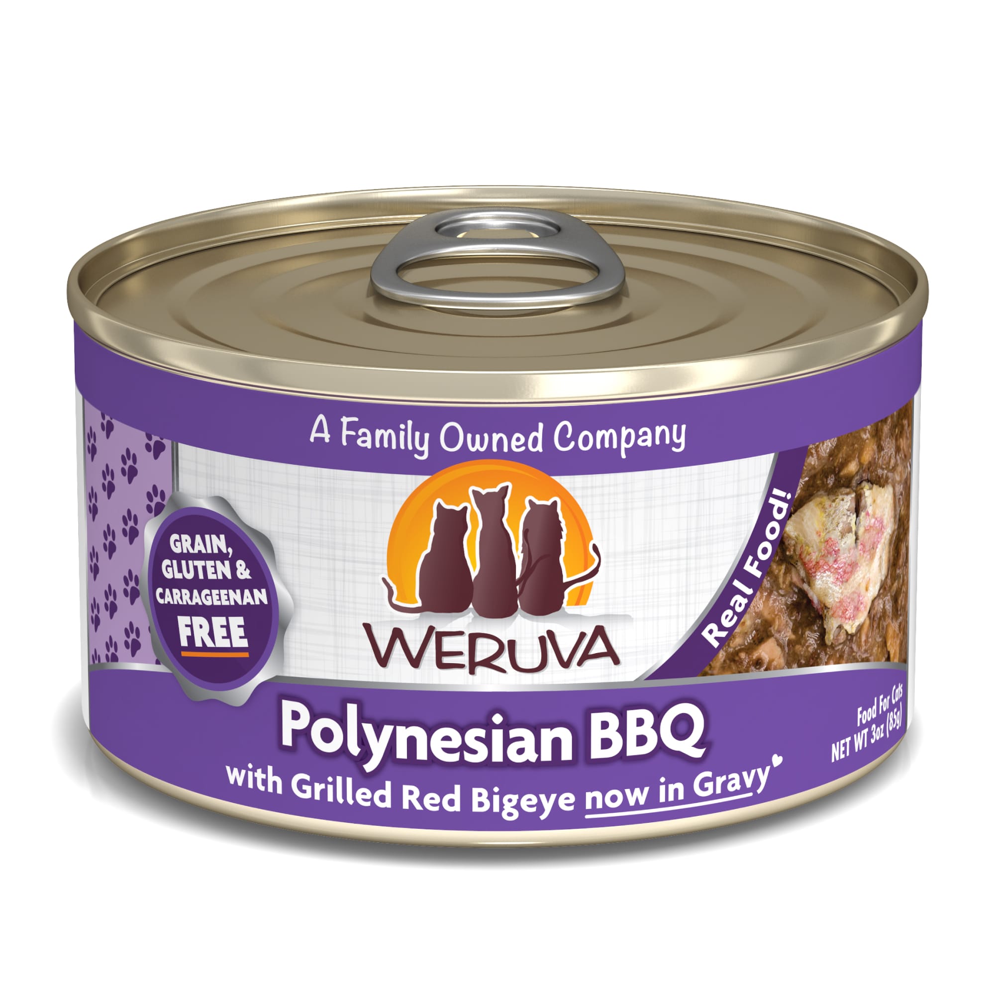 Photos - Cat Food Weruva Classics Polynesian BBQ with Grilled Red Bigeye in Gravy Wet 