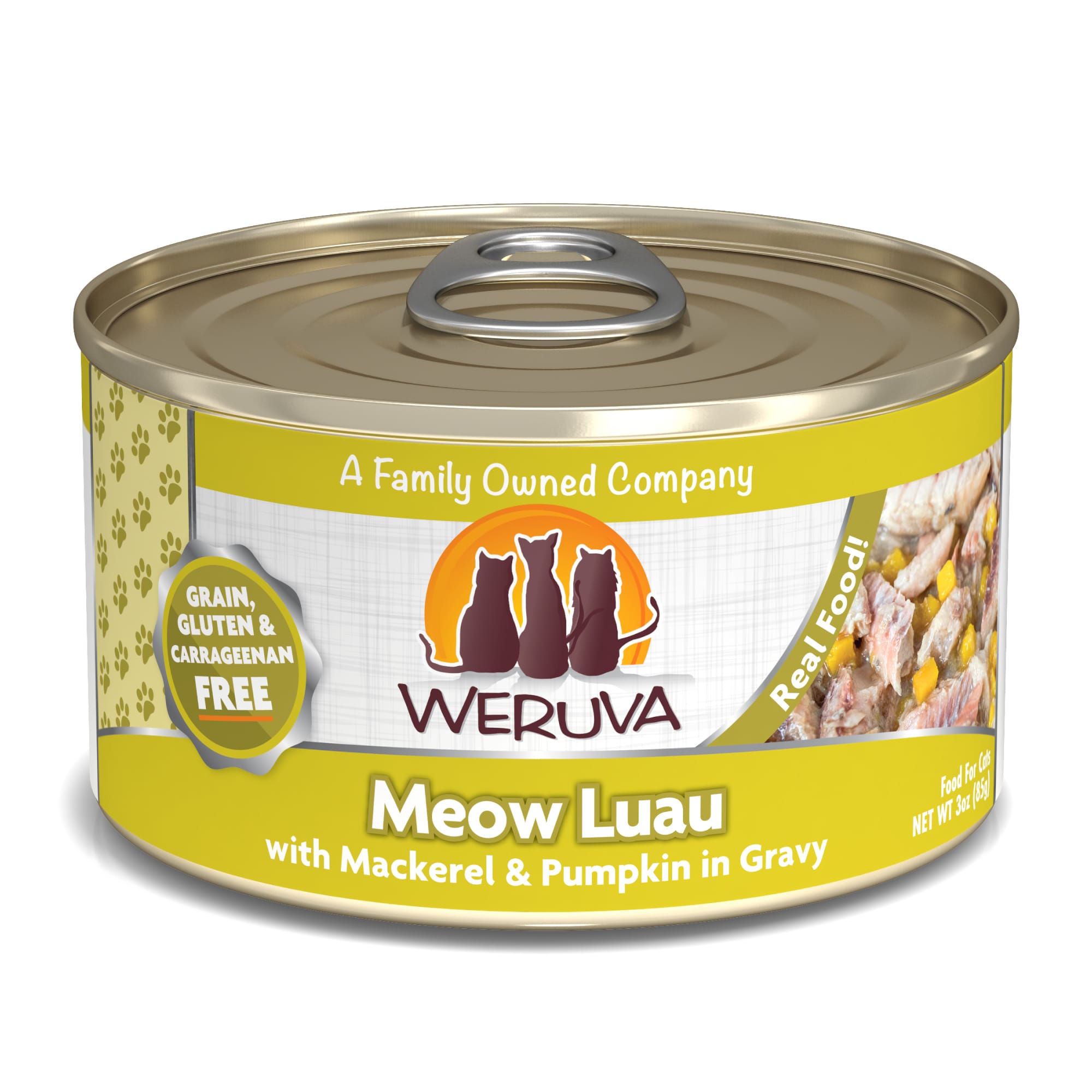 Photos - Cat Food Weruva Classics Meow Luau with Mackerel & Pumpkin in Gravy Wet Cat 