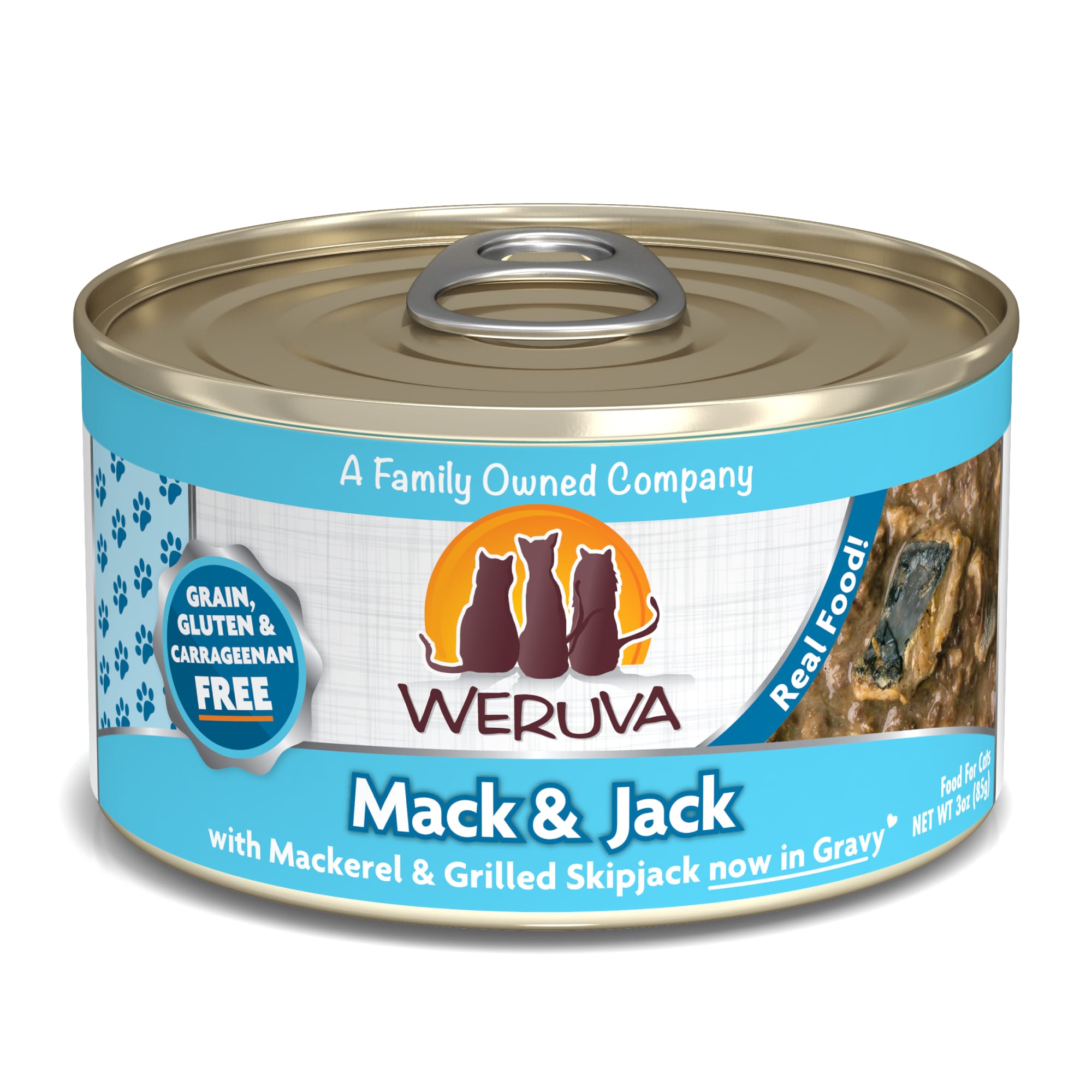 Photos - Cat Food Weruva Classics Mack & Jack with Mackerel & Grilled Skipjack in Gra 