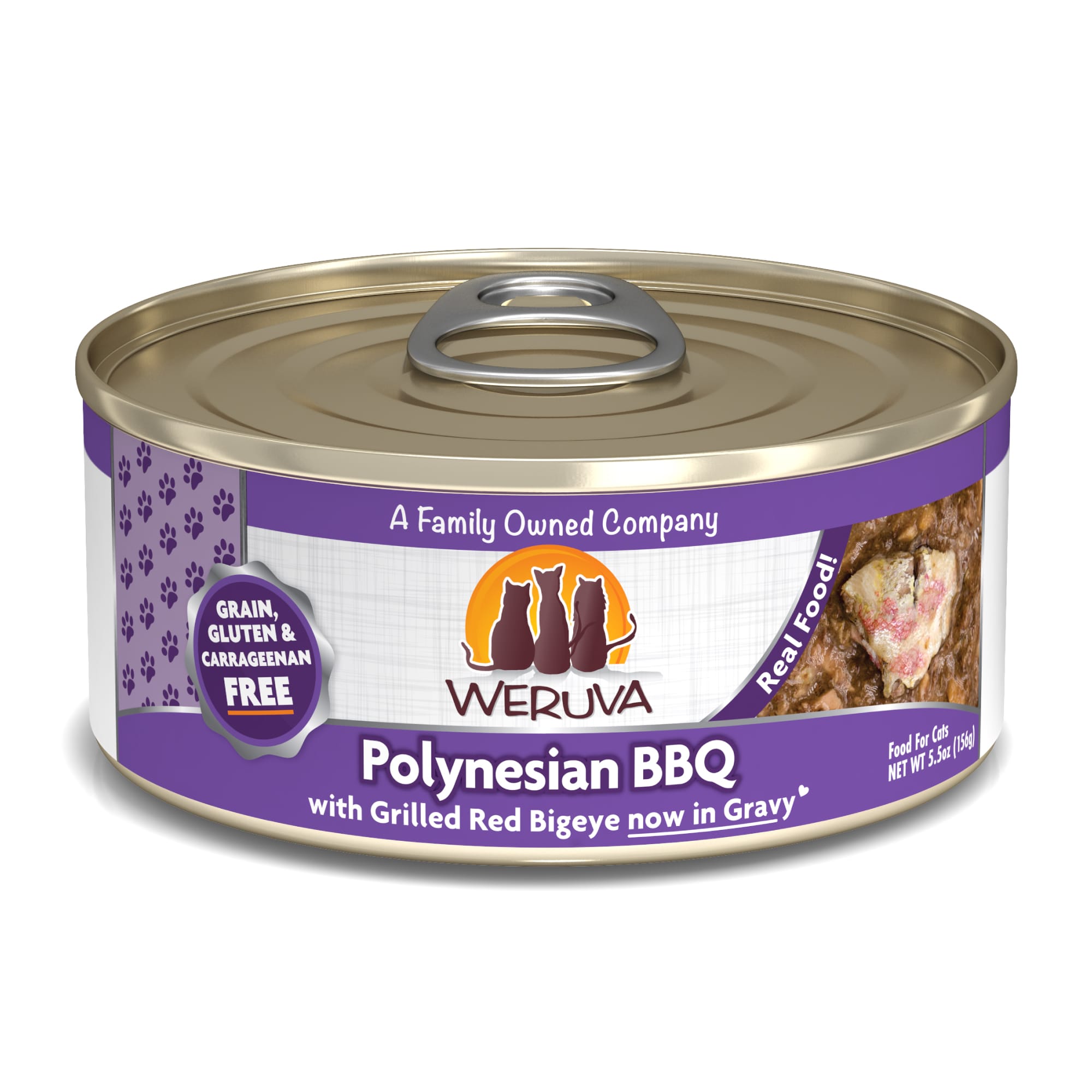 UPC 878408000089 product image for Weruva Classics Polynesian BBQ with Grilled Red Bigeye in Gravy Wet Cat Food, 5. | upcitemdb.com