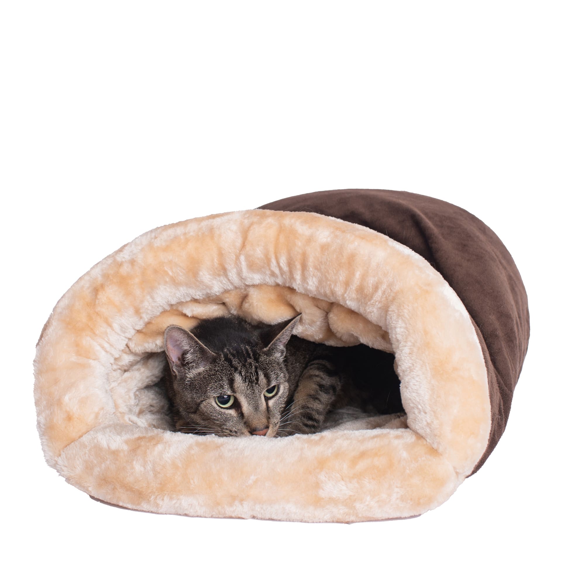 Photos - Cat Bed / House Armarkat Hideaway Cat Bed in Mocha, 20" L X 14" W, Medium, Brown 