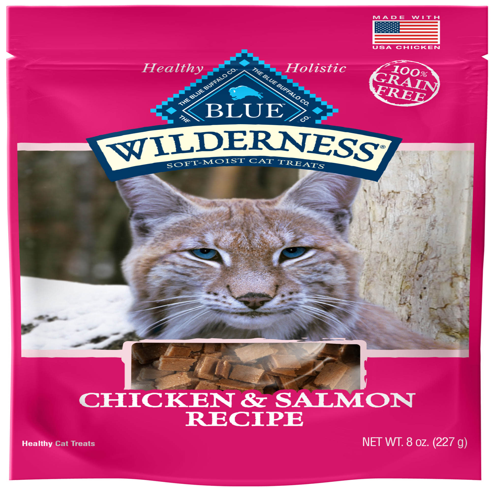 Photos - Cat Food Blue Buffalo Blue Wilderness Grain Free Chicken & Salmon Cat 