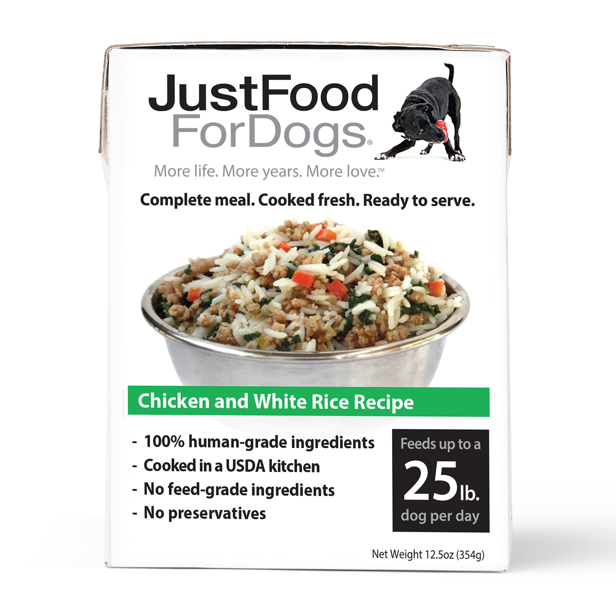 BEST BY: 6/03/2026 JustFoodForDogs Pantry Fresh Chicken and White Rice Dog Food 12.5 oz. 6 pack 