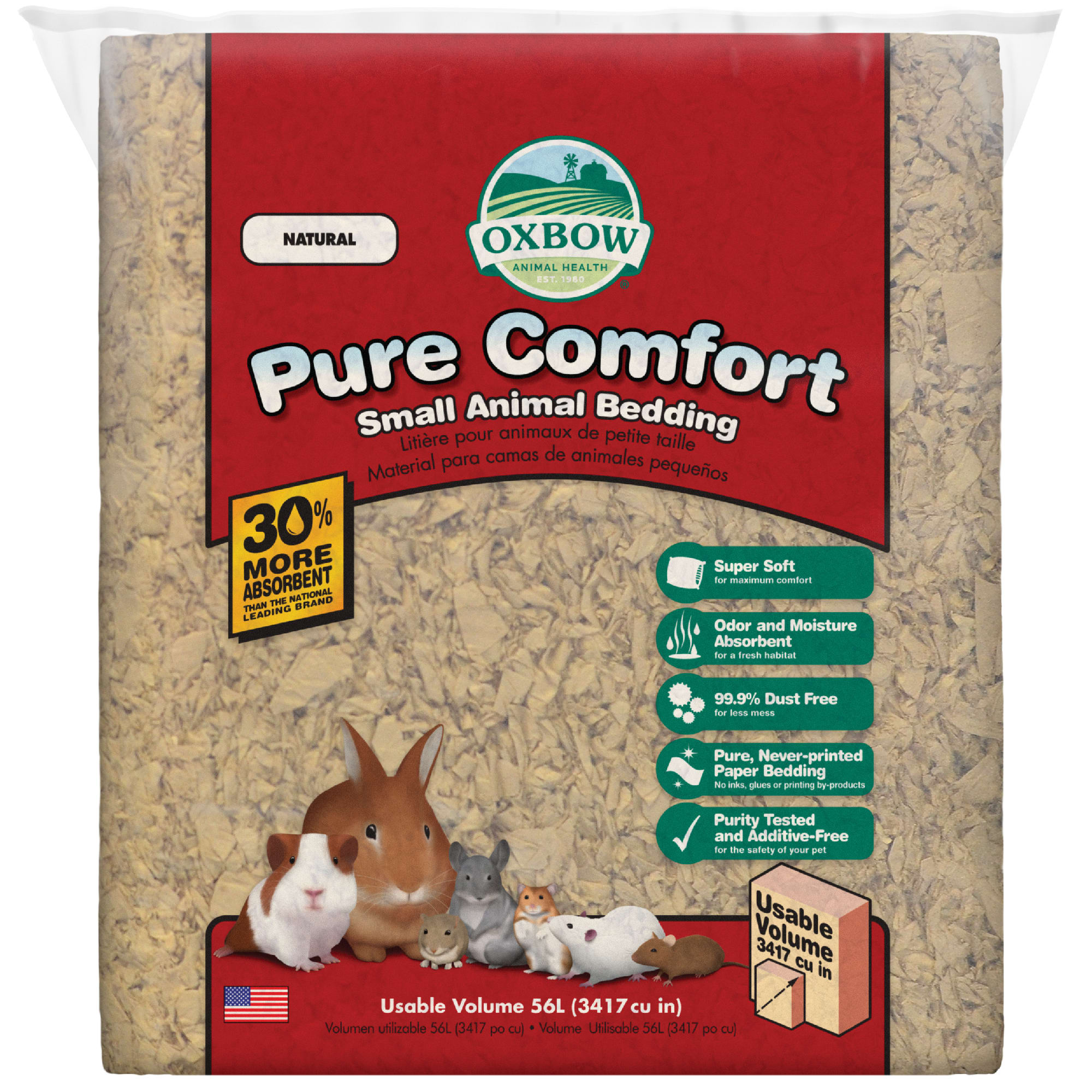 UPC 744845108025 product image for Oxbow Pure Comfort Natural Bedding 56 Litre | upcitemdb.com