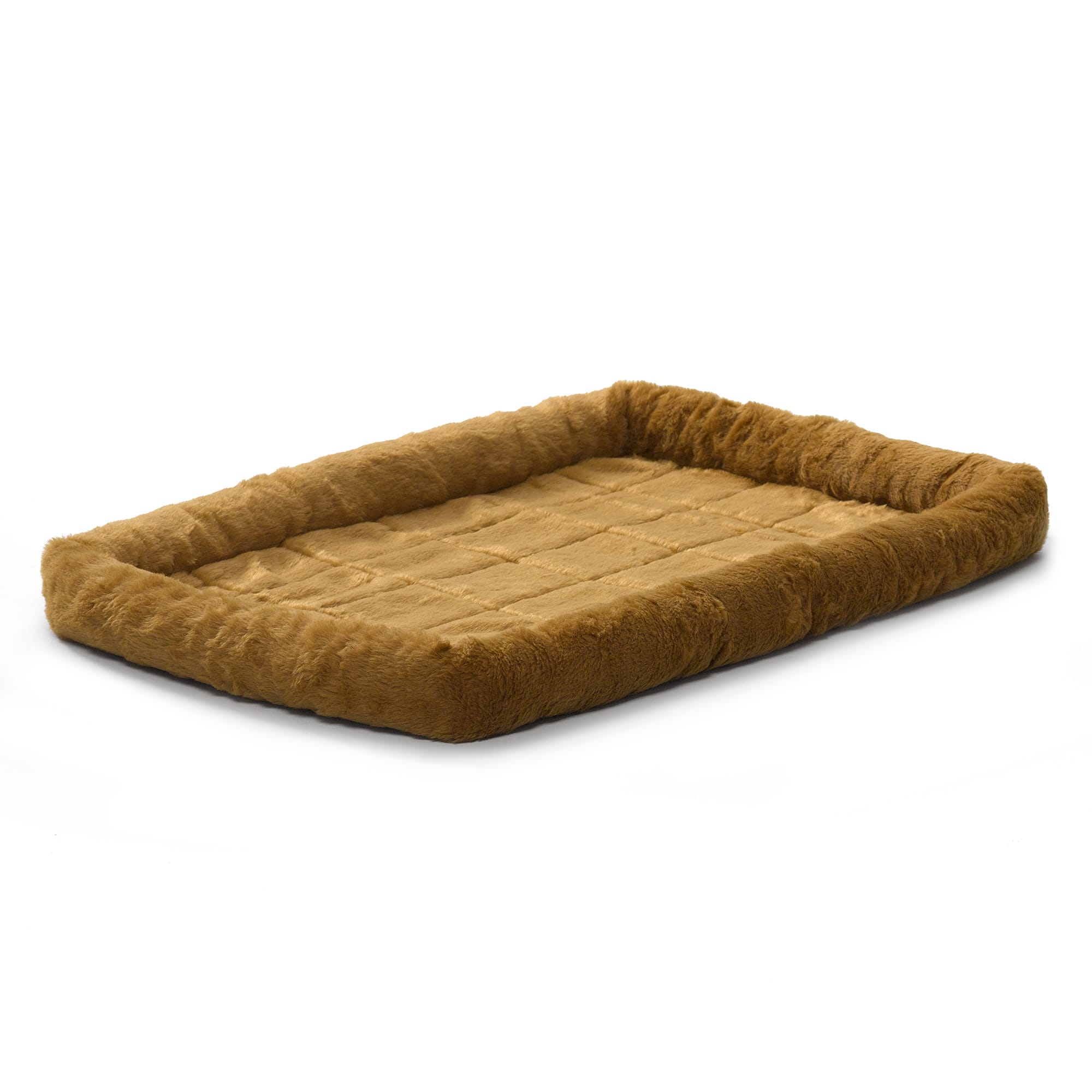 Photos - Dog Bed / Basket Midwest Quiet Time Bolster Cinnamon Dog Bed, 48" L X 30" W, XX-Lar 