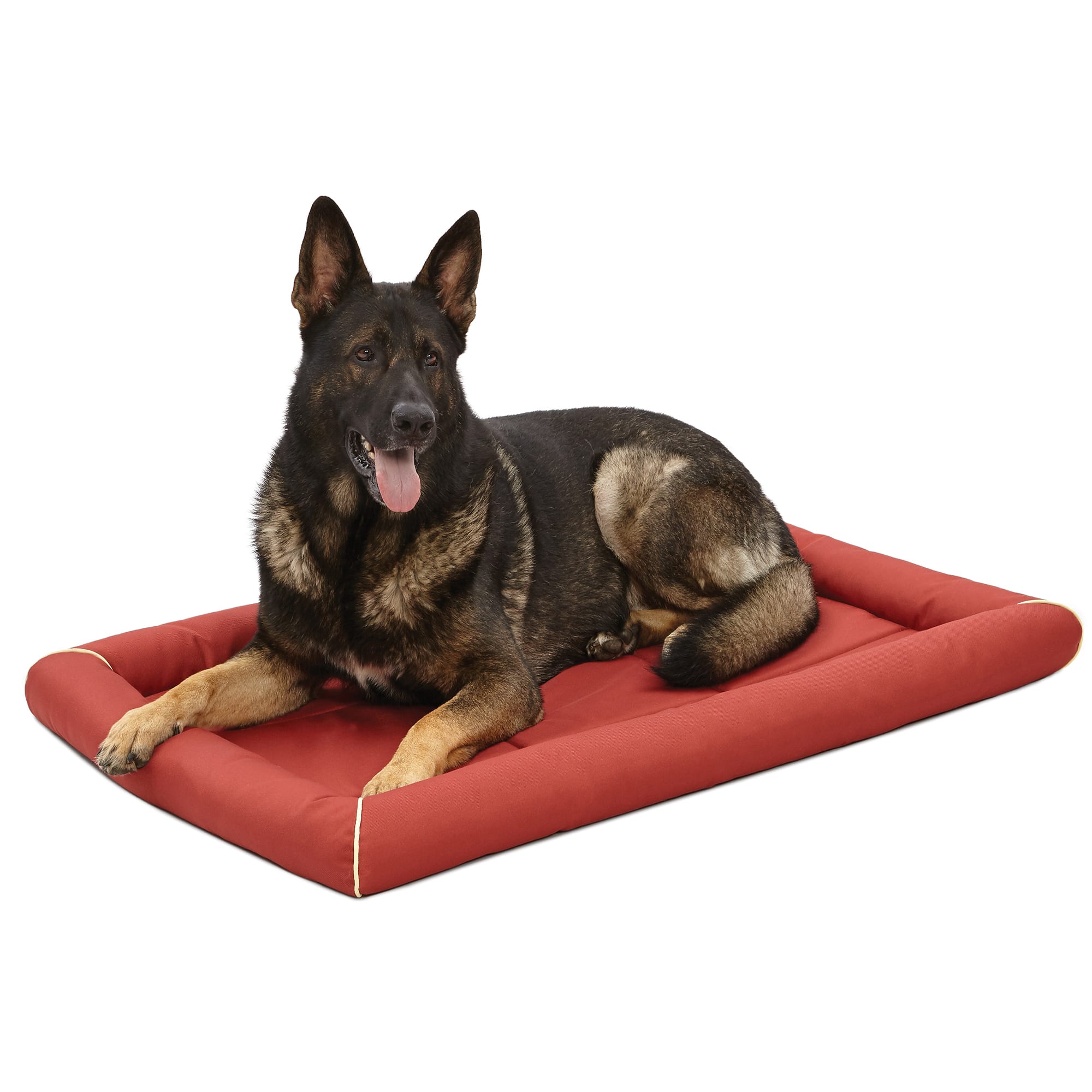 Photos - Bed & Furniture Midwest Quiet Time Maxx Red Dog Bed, 48.5" L X 31" W, XX-Large, Re 