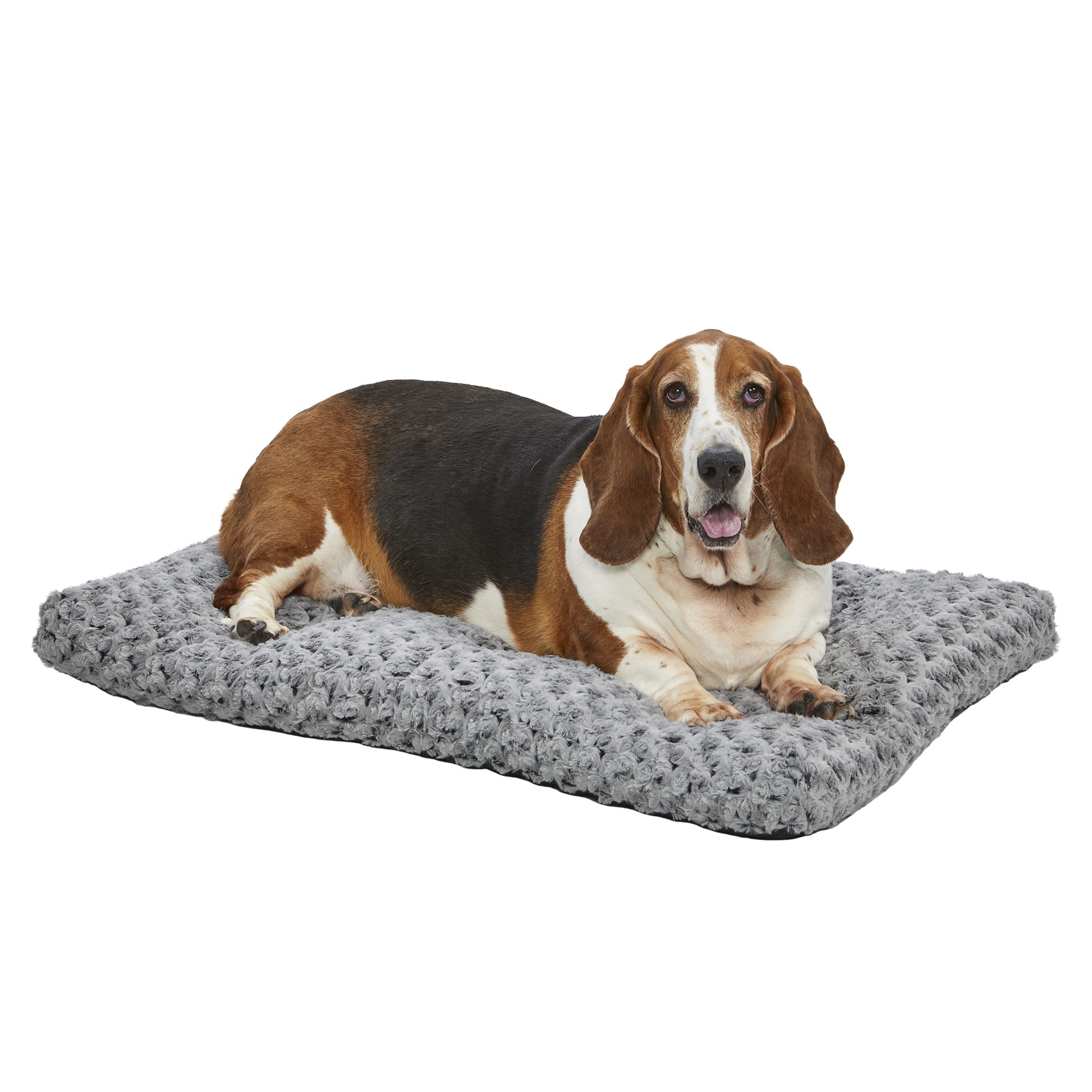 Photos - Bed & Furniture Midwest Quiet Time Ombre Gray Dog Bed, 34" L X 22" W, Large, Gray 