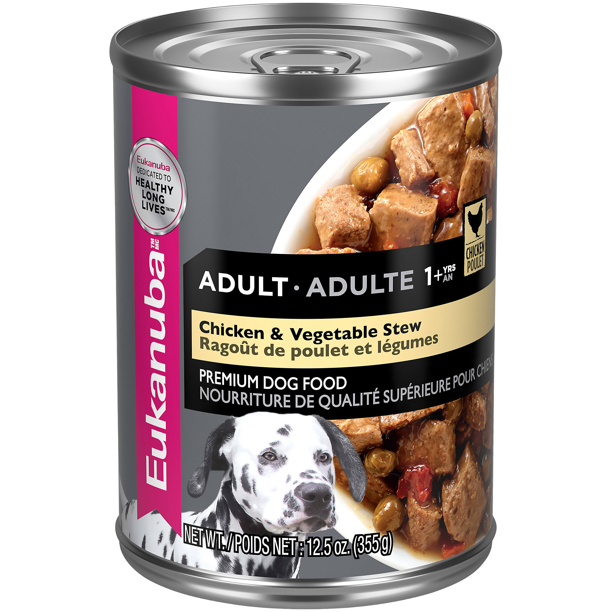Eukanuba Chicken & Vegetable Stew Adult Wet Dog Food, 12.5 Oz (Case of 12)