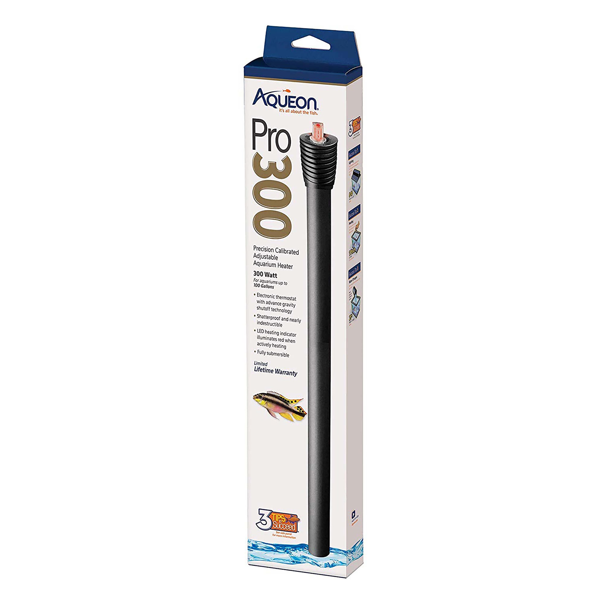 UPC 015905000611 product image for Aqueon Pro 300 Submersible Aquarium Heater, 300 Watts | upcitemdb.com