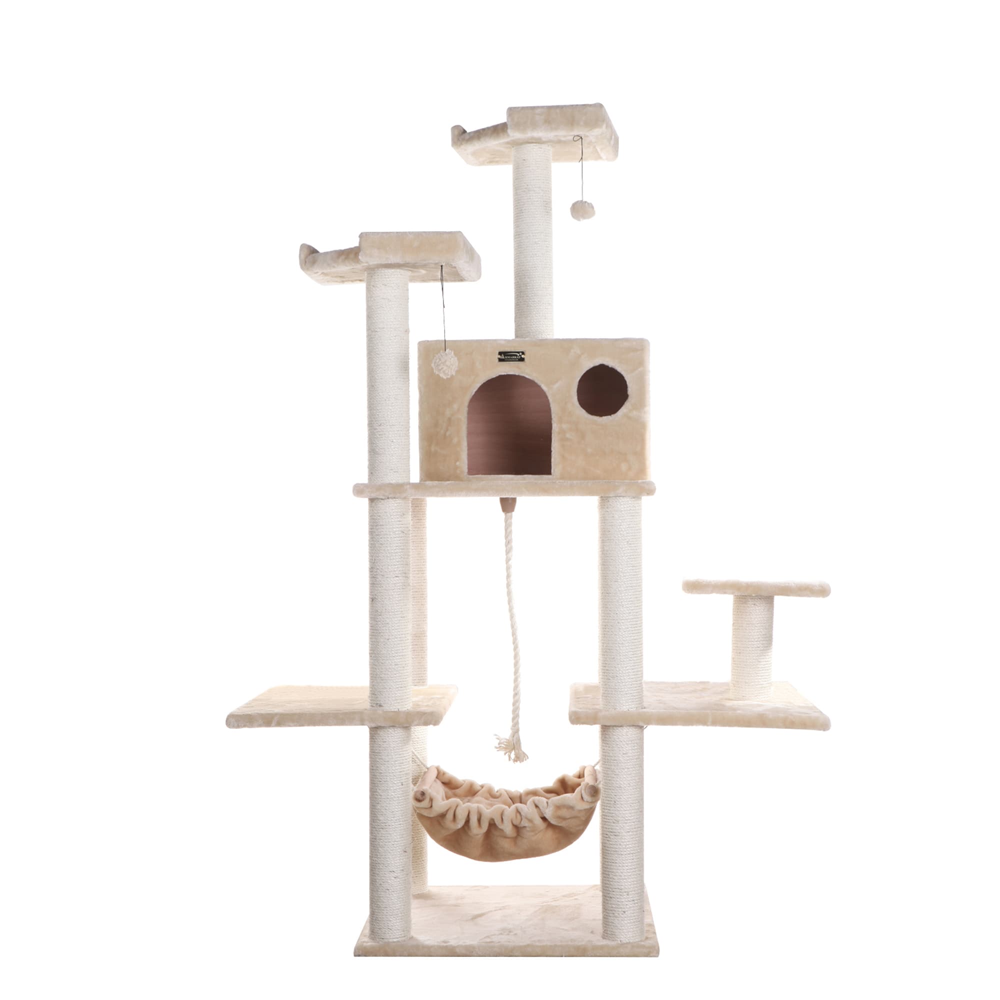 Photos - Other for Cats Armarkat Classic Model A7202 Real Wood Cat Tree, 72" H, 53 IN, Cr 