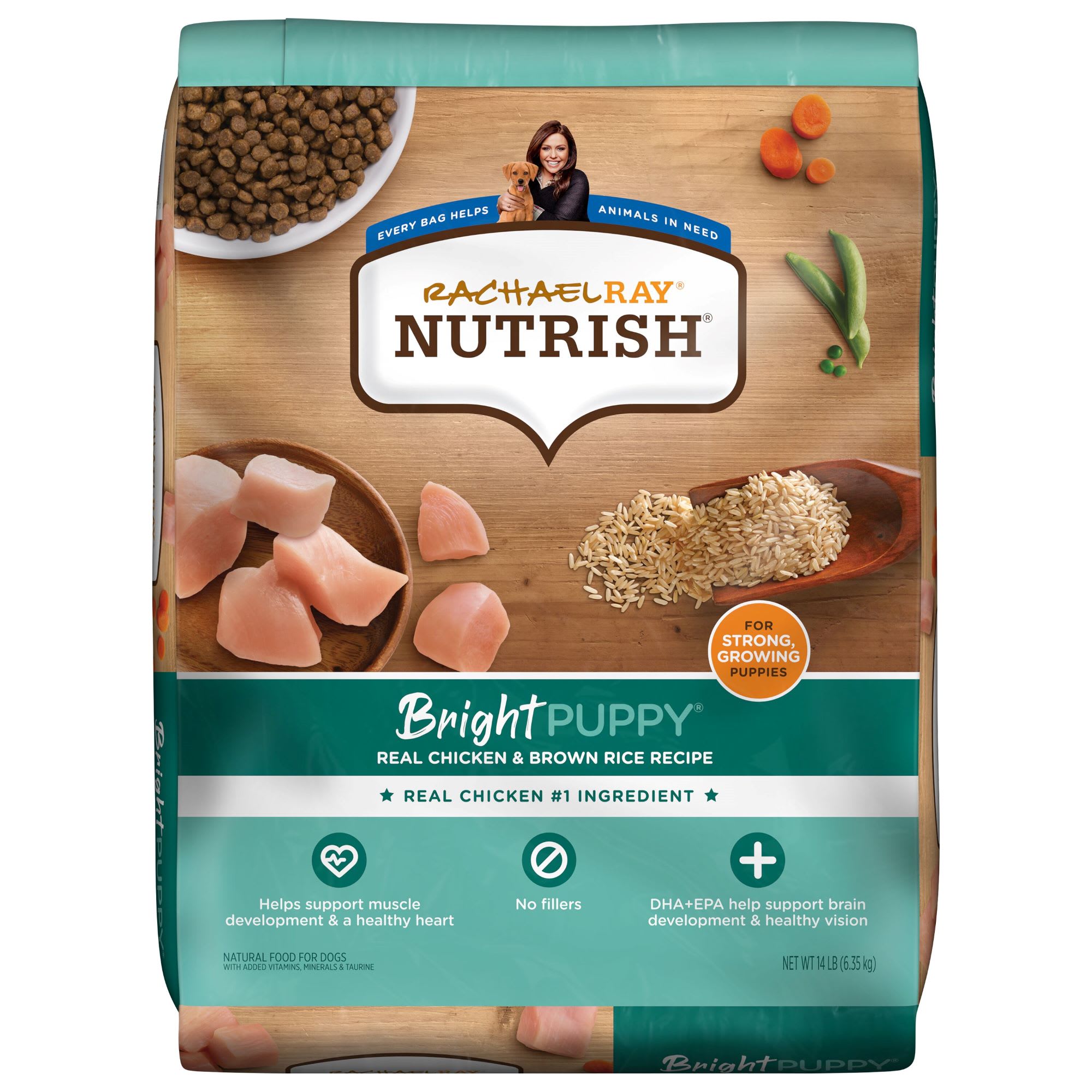 Photos - Dog Food Rachael Ray Nutrish Bright Puppy Natural Real Chicken 