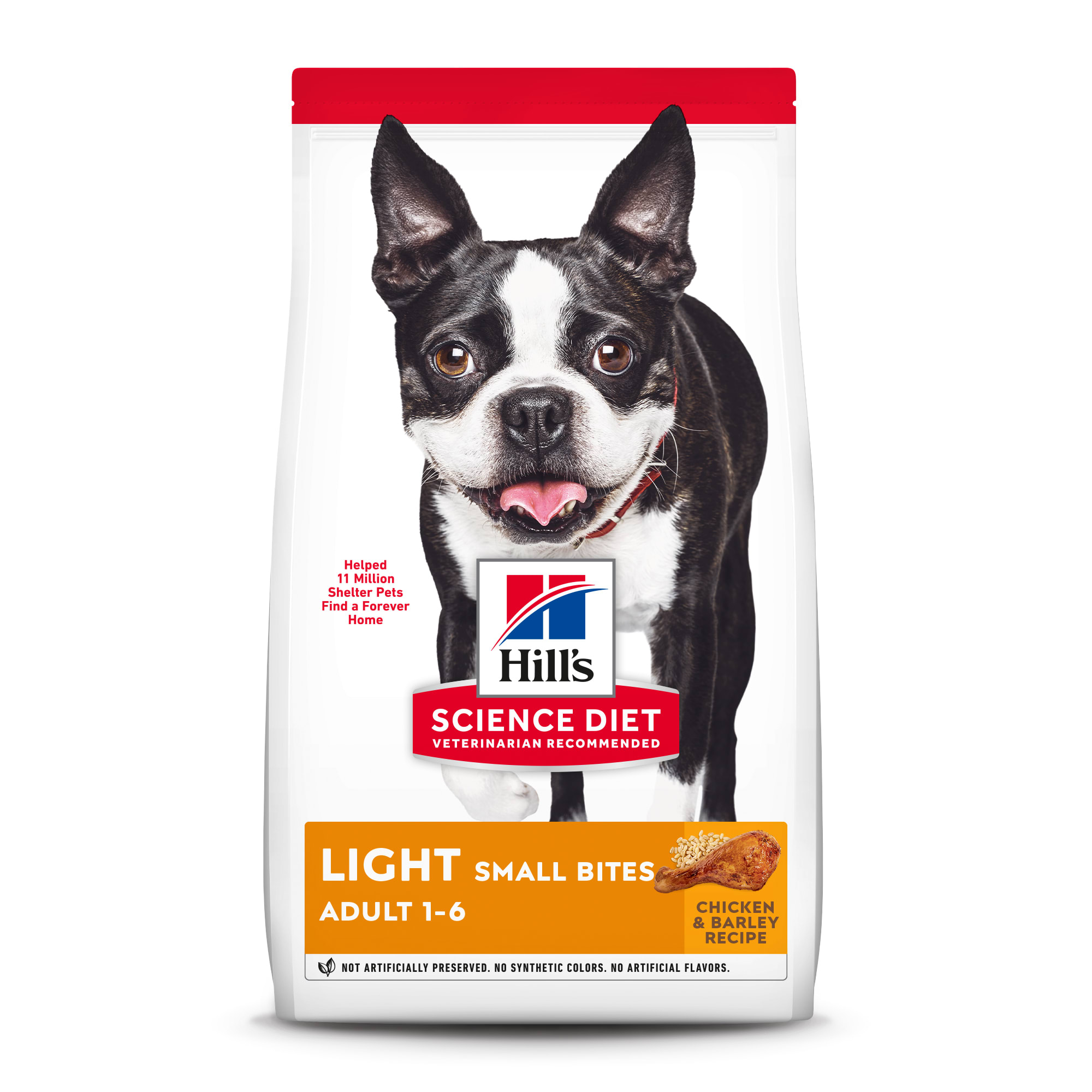 Photos - Dog Food Hills Hill's Hill's Science Diet Adult Light Small Bites Chicken Meal & Barley D 