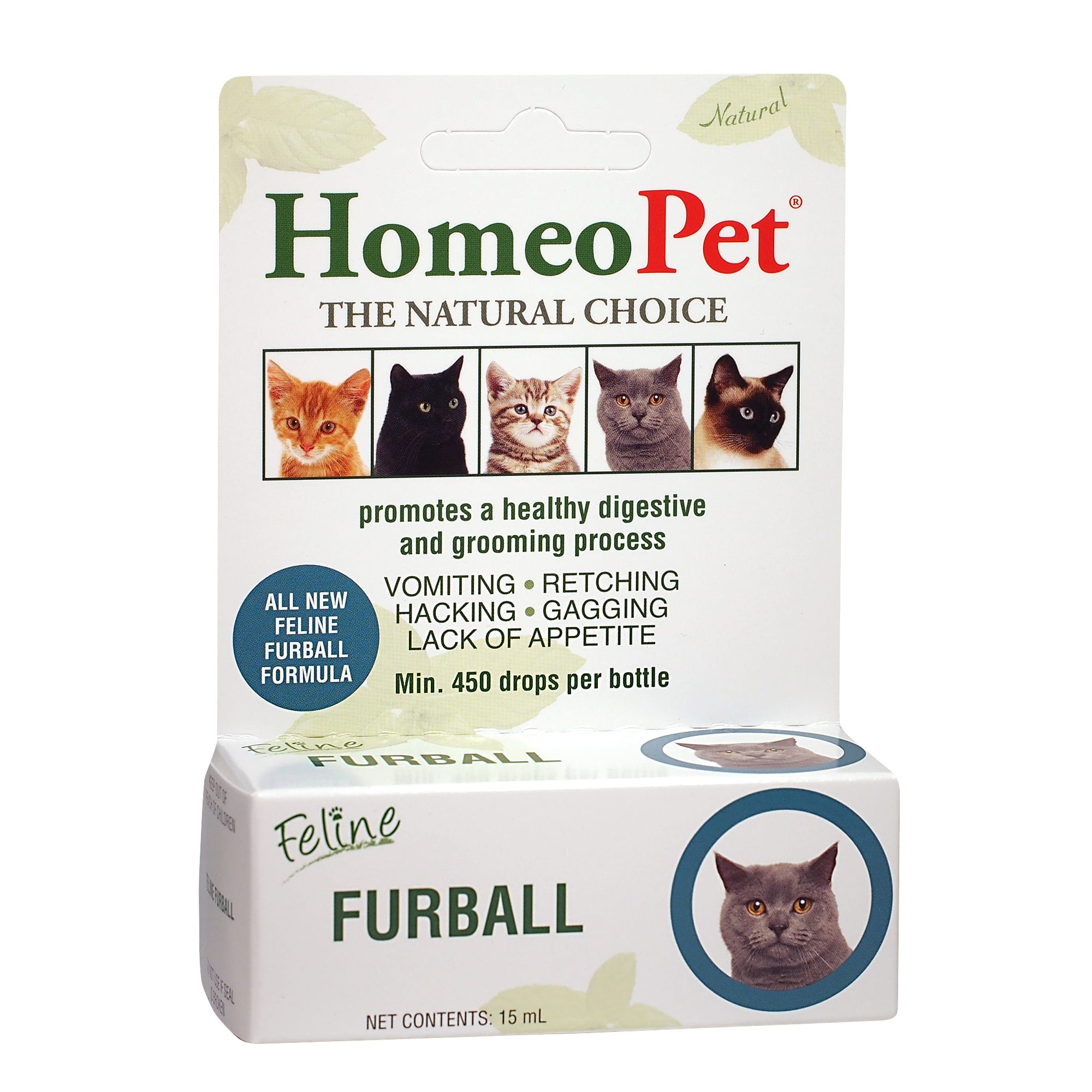 UPC 704959147679 product image for HomeoPet Feline Digestive Furball Relief for Cats, 15 Milliliter, 15 ML | upcitemdb.com
