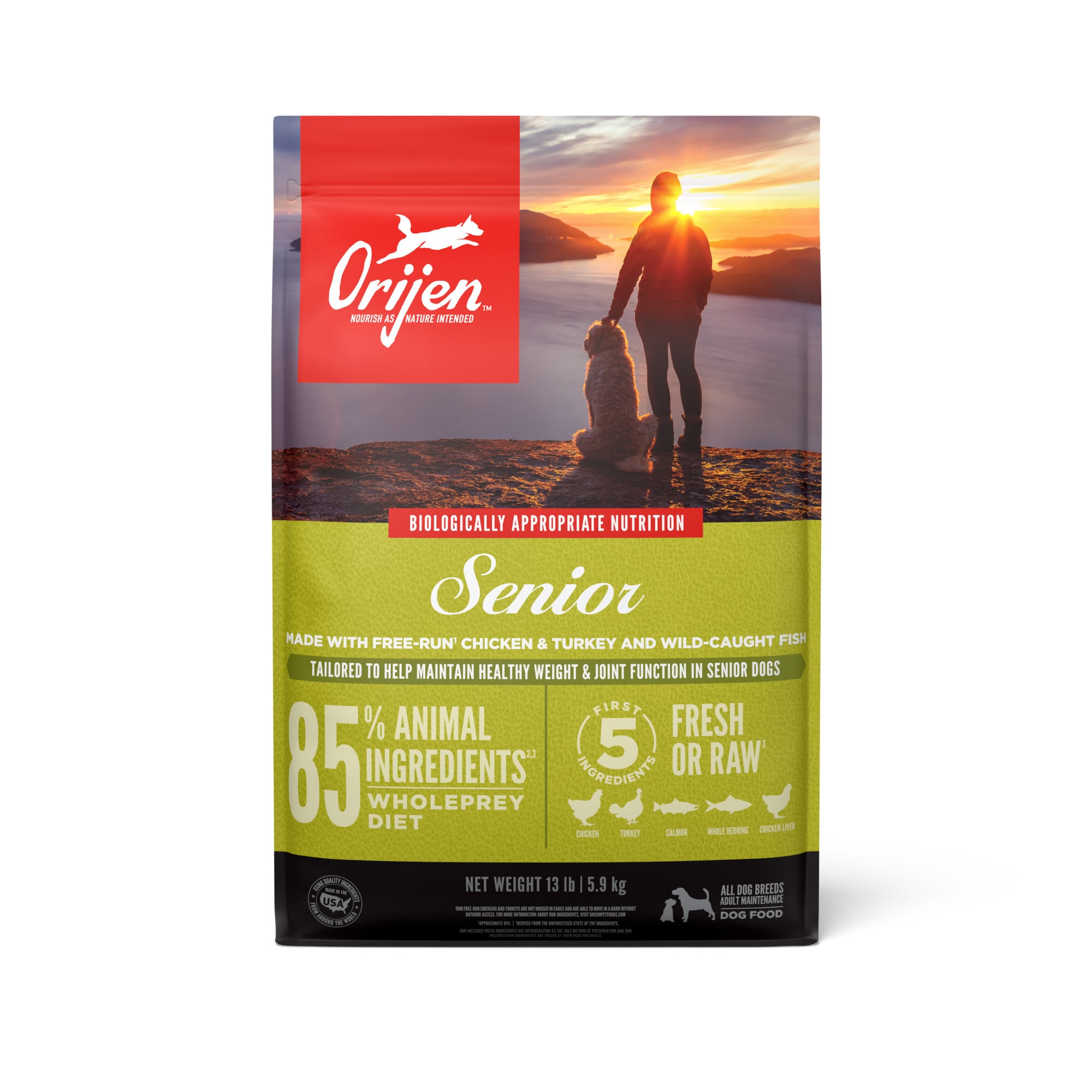 UPC 064992104139 product image for ORIJEN - Dry Dog Food for Seniors, Protein Rich Dog Food Formula (13 LB Bag) | upcitemdb.com