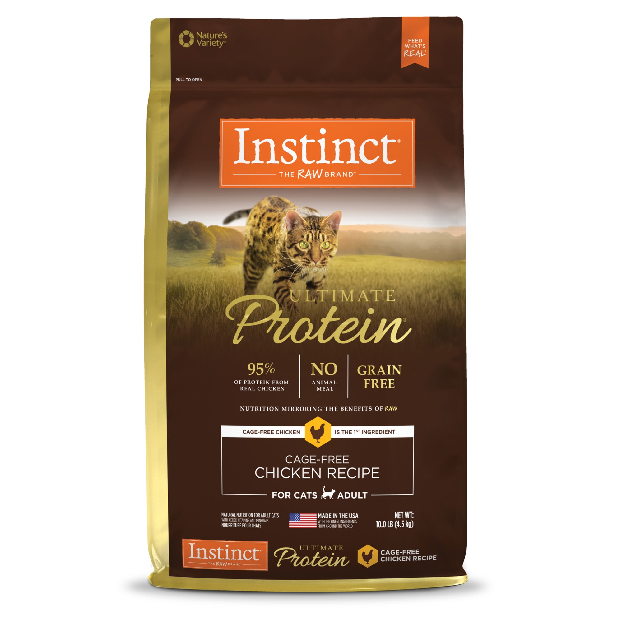 Photos - Cat Food Instinct Ultimate Protein Grain Free Cage Free Chicken Recipe Nat 