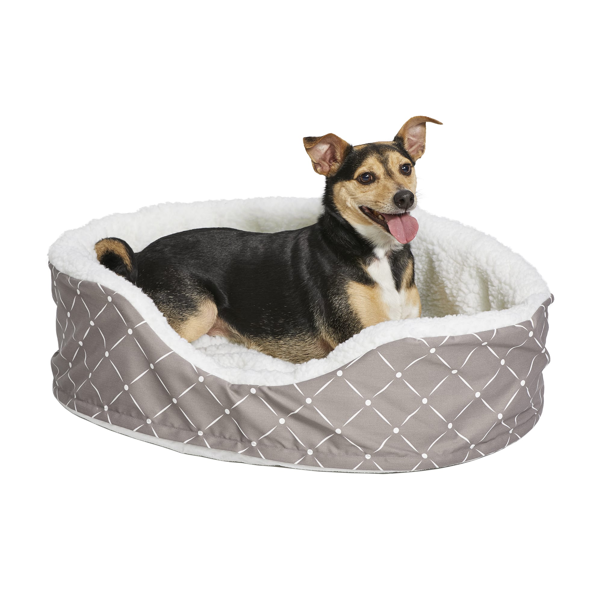 Photos - Dog Bed / Basket Midwest Quiet Time Couture Orthopedic Cradle Dog Bed, 26.25" L X 2 