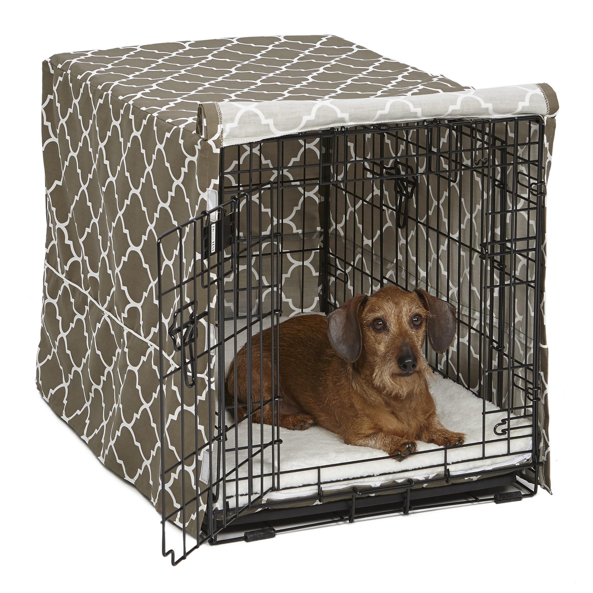 UPC 027773022718 product image for Midwest Quiet Time Defender Brown Crate Cover for Dogs, 30