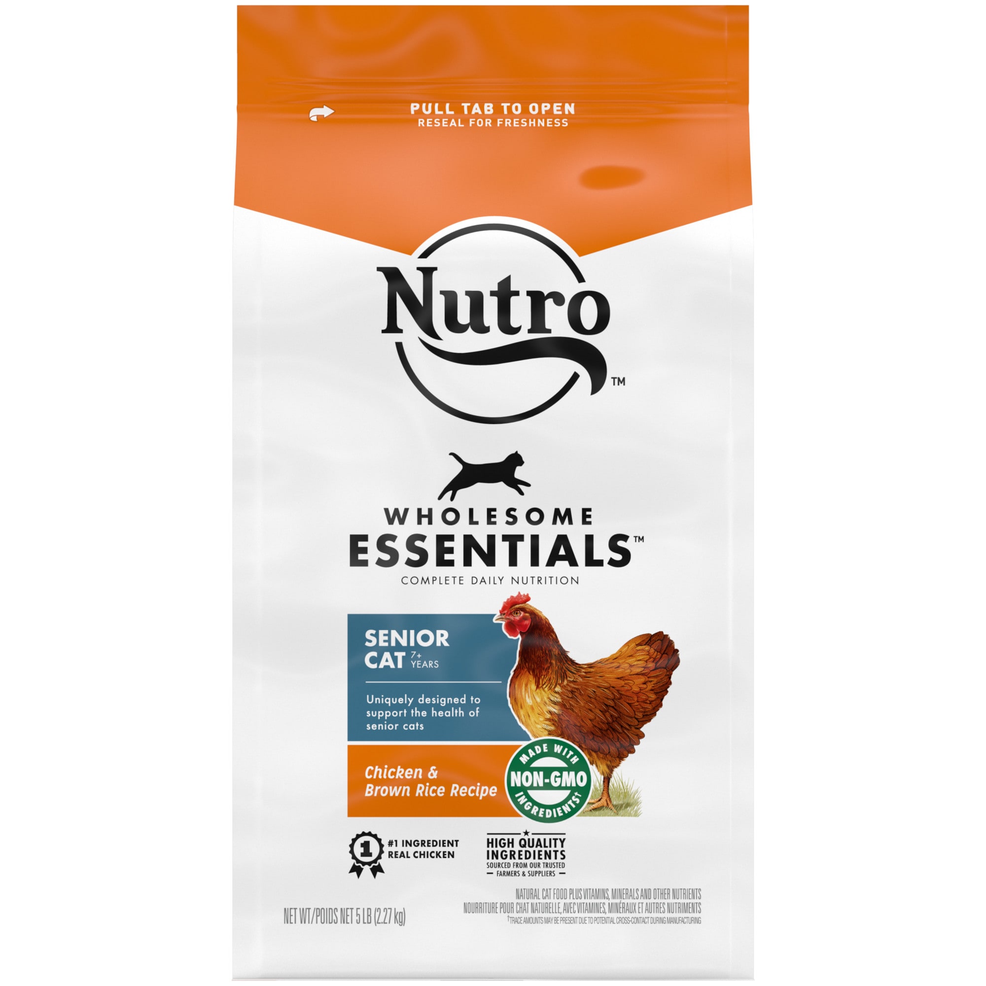 Photos - Cat Food Nutro Wholesome Essentials Natural Senior Cat Chicken & Brown Rice R 