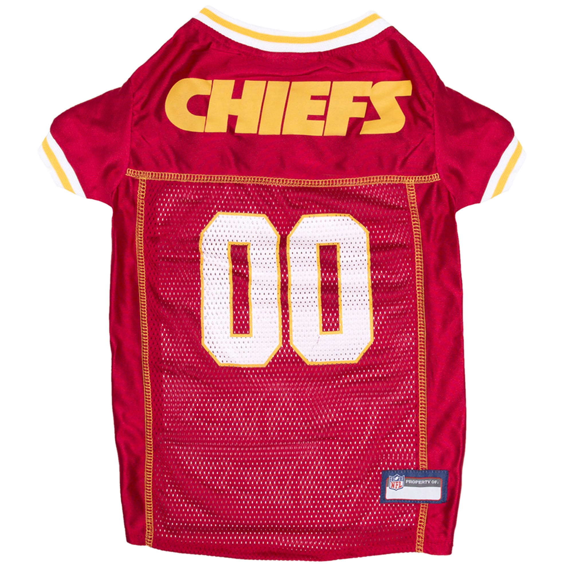 Pets First NFL AFC West Mesh Jersey For Dogs, XX-Large, Kansas City Chiefs, Red -  KCC-4006-XXL