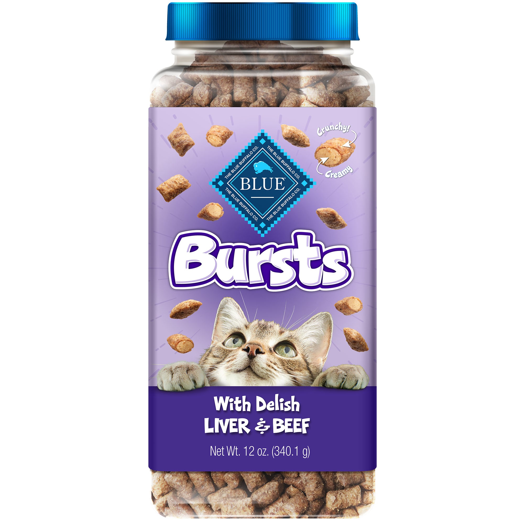 Photos - Cat Food Blue Buffalo Bursts Feline Chicken Liver and Beef Flavour Cat 