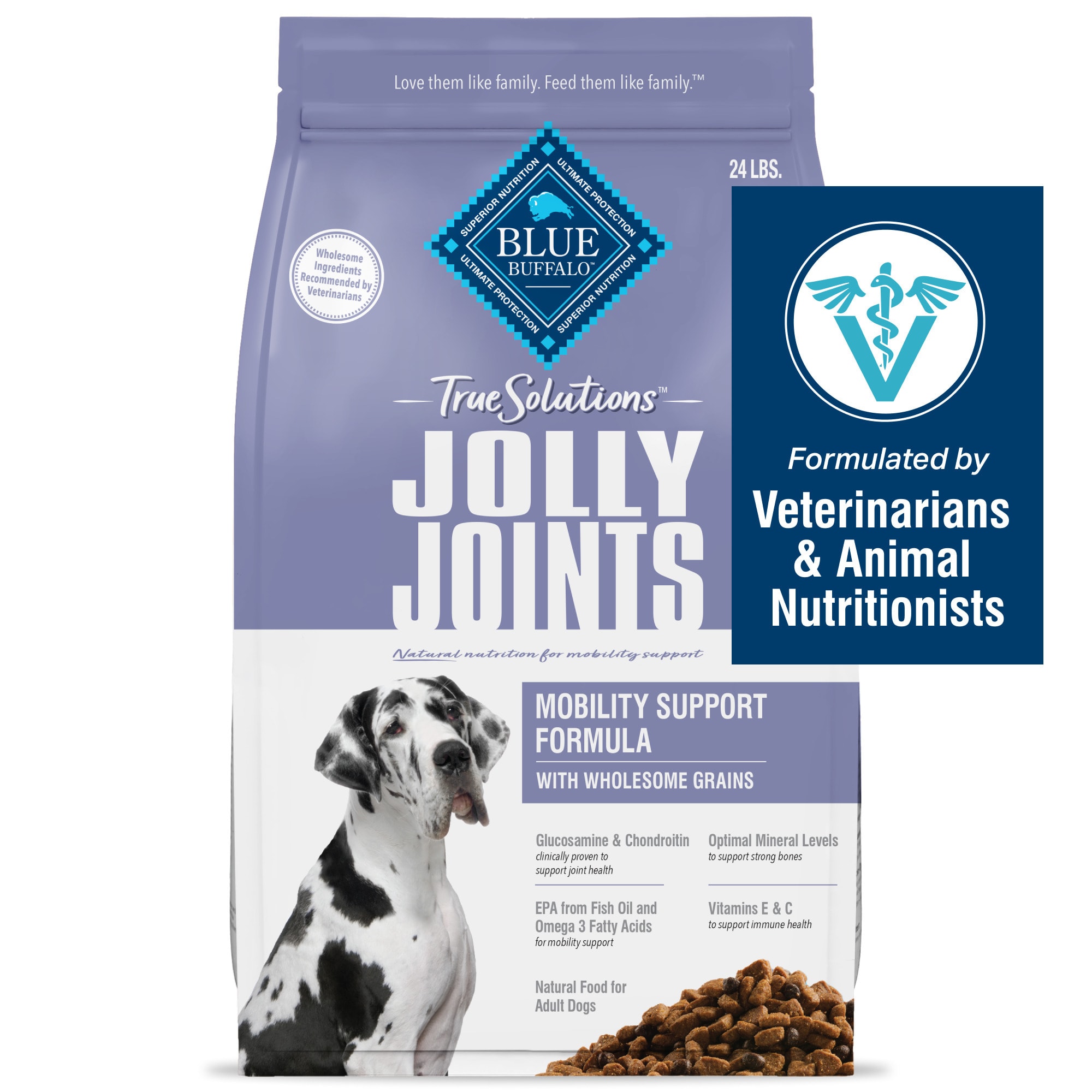 UPC 840243135387 product image for Blue Buffalo True Solutions Chicken, Mobility Support, Jolly Joints Dry Dog Food | upcitemdb.com