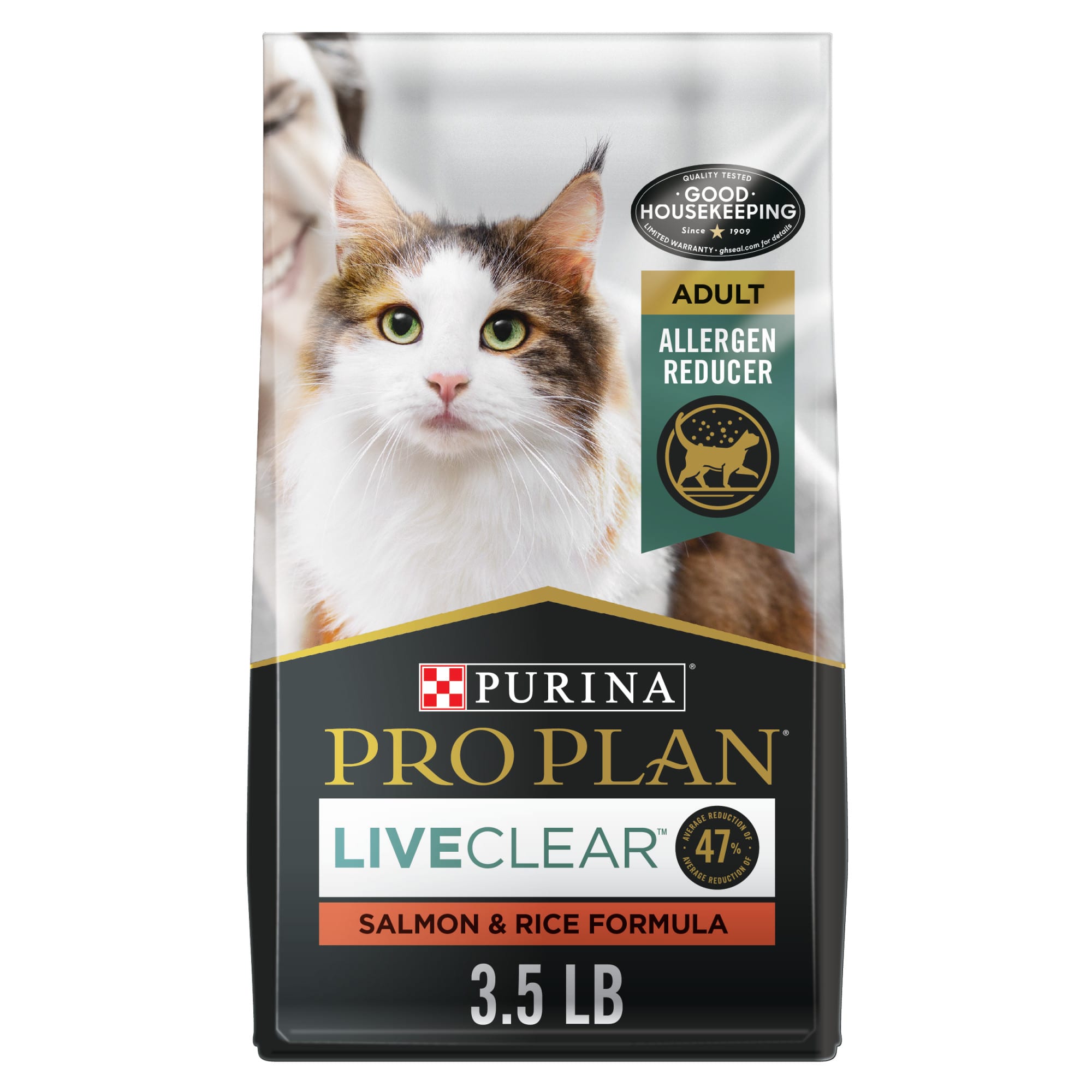 Photos - Cat Food Pro Plan Purina  Purina  With Probiotics LiveClear Salmon & Rice Fo 
