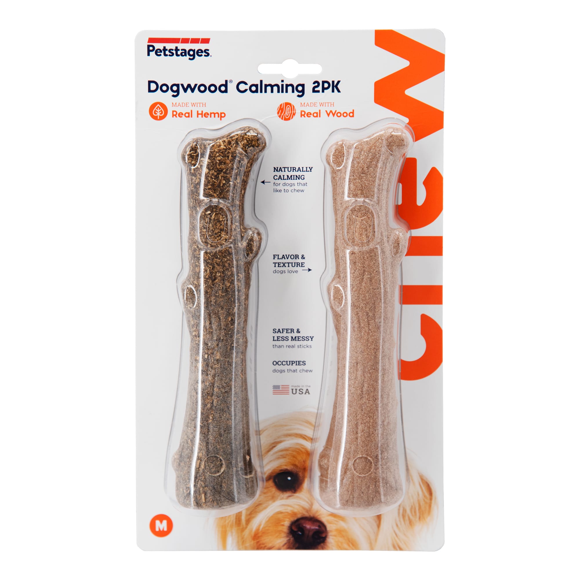 UPC 700603698979 product image for Petstages Dogwood Original & Calming Alternative Dog Chew Toy Medium Pack of 2,  | upcitemdb.com